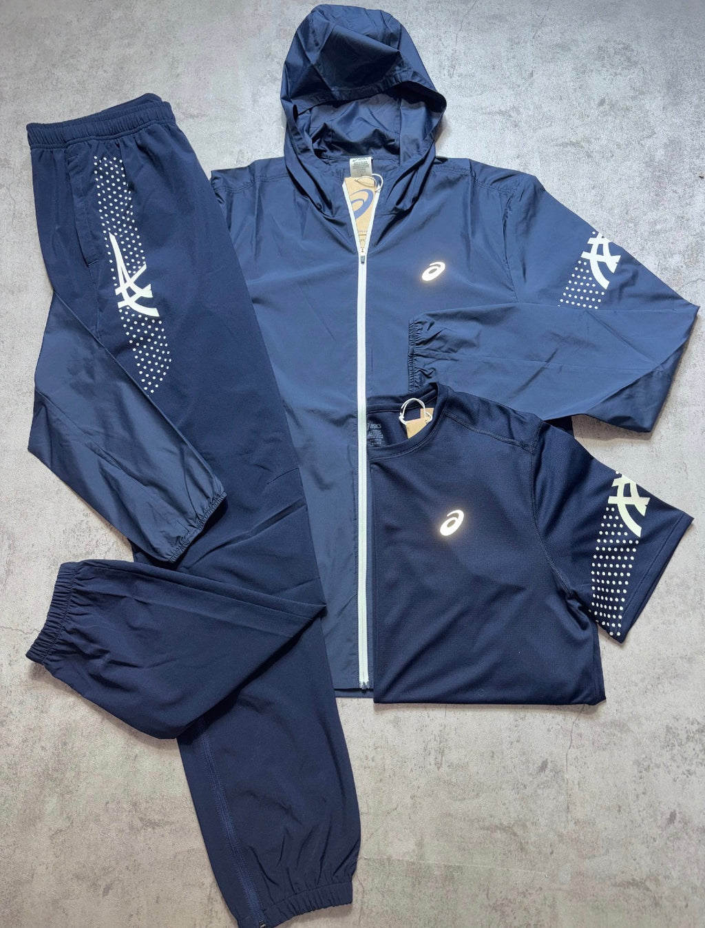 Asics Icon SS Navy Activewear 3 Piece Set
