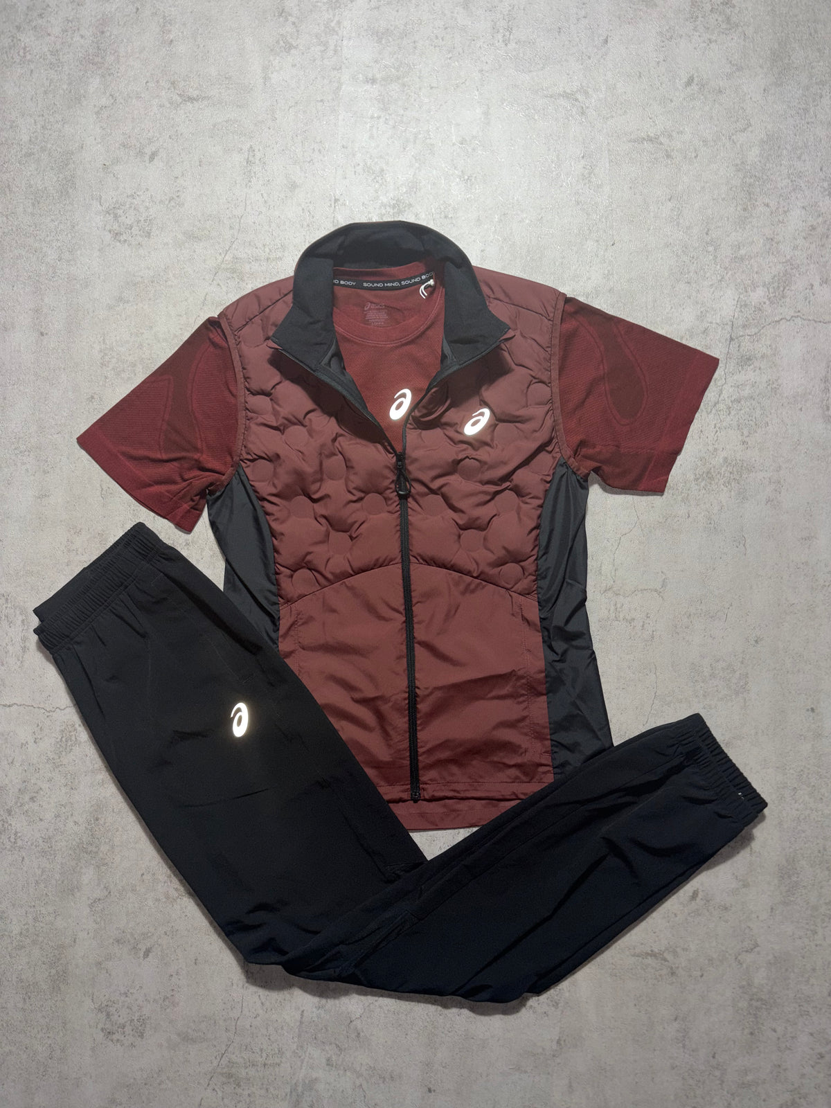Asics Seamless 3 Piece Gilet Set