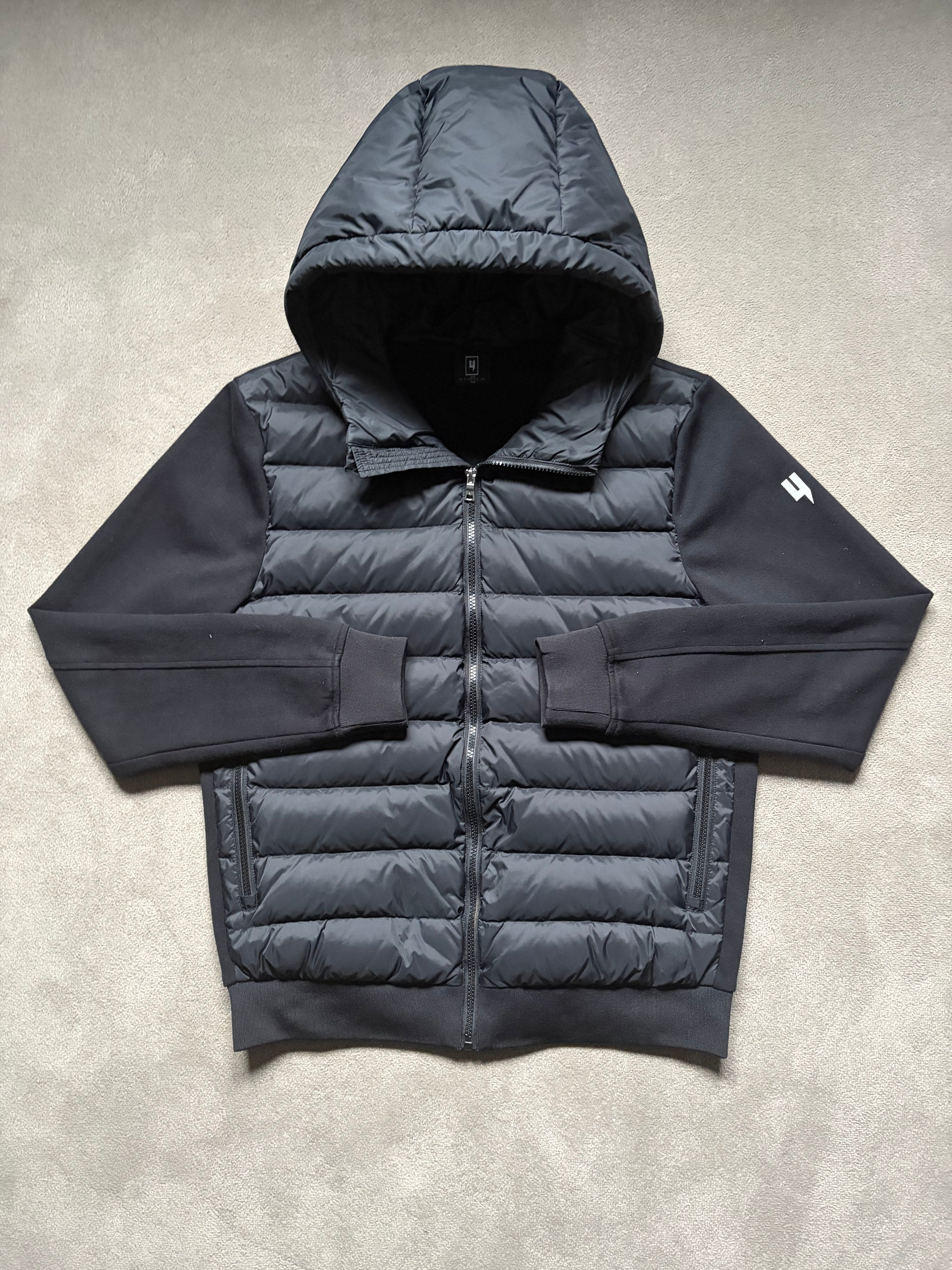 Yelir World Quilted Panel Jacket Black