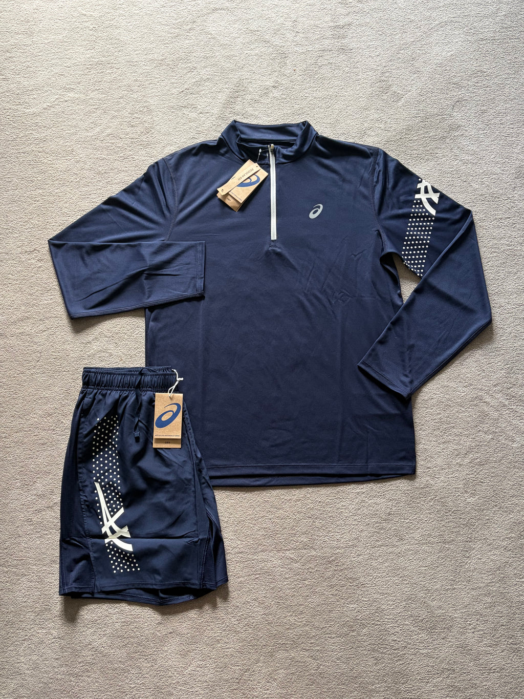Asics Icon SS Set Navy