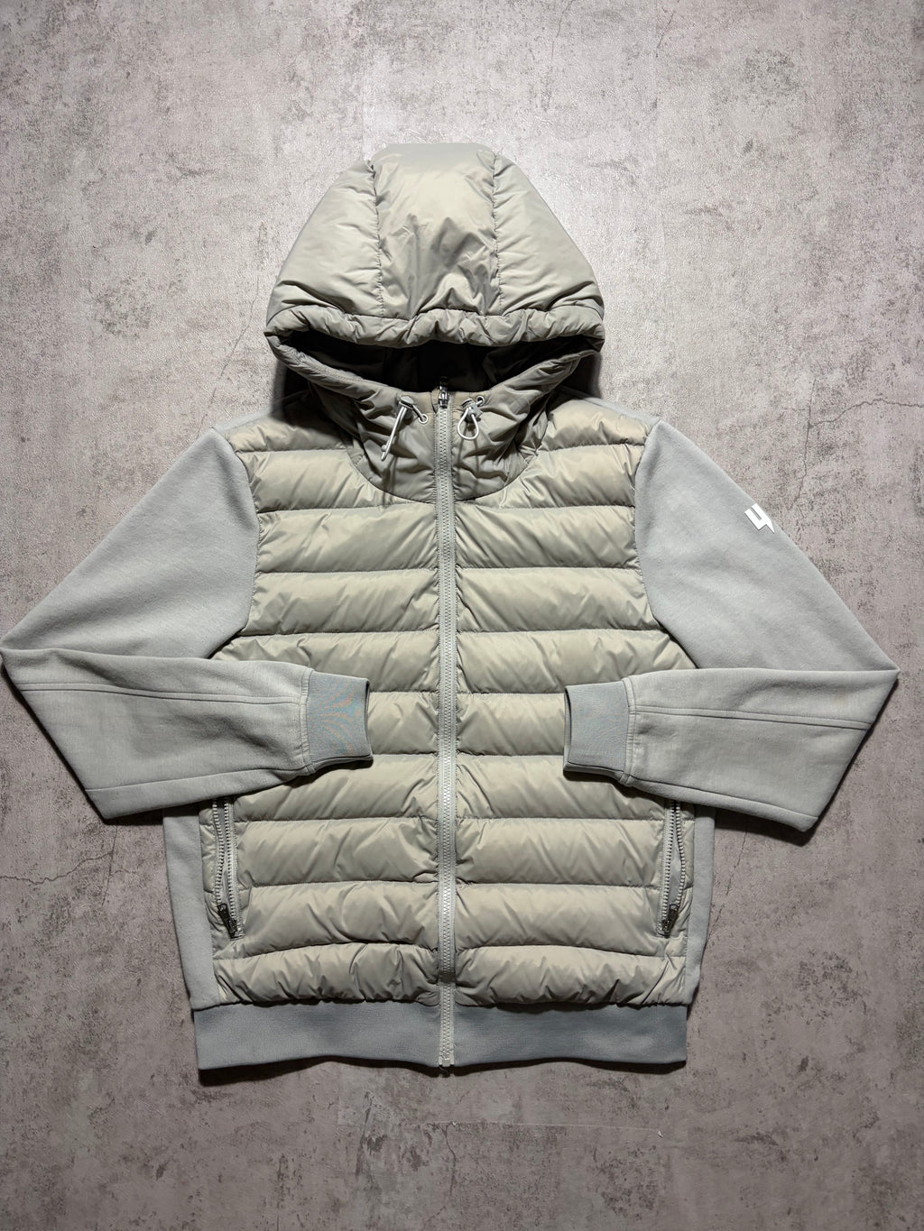 Yelir World Quilted Panel Jacket Beige