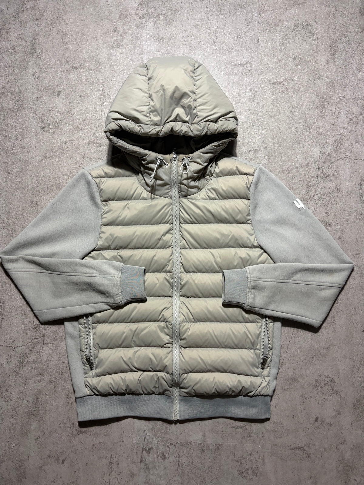 Yelir World Quilted Panel Jacket Beige