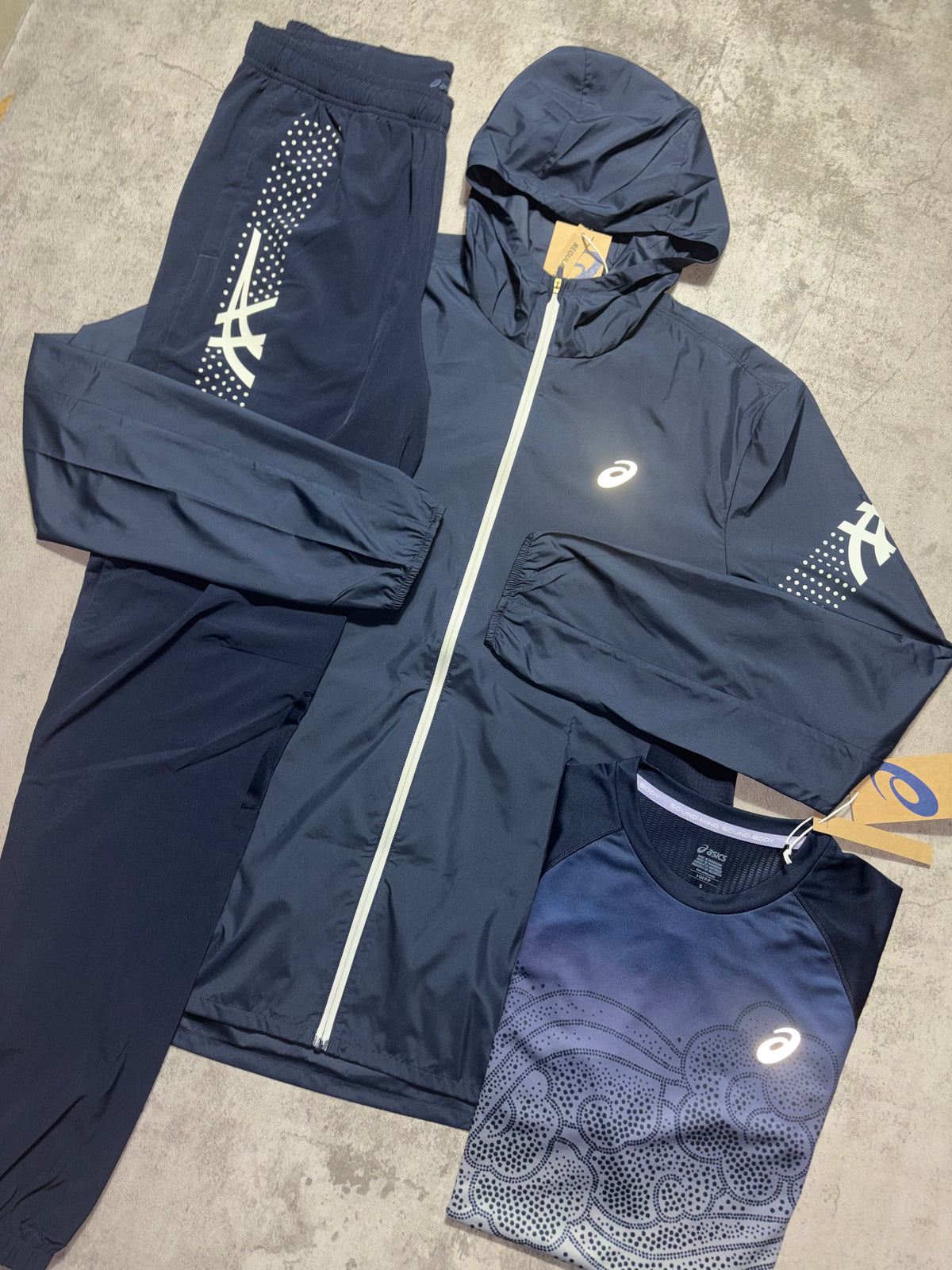 Asics Icon Road Fade 3 Piece Tracksuit