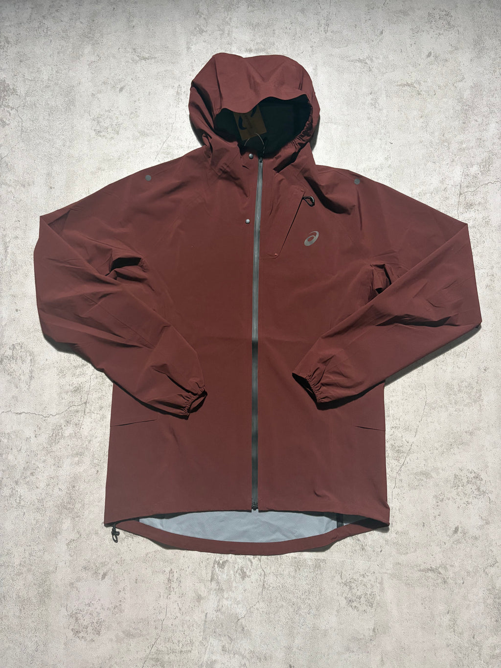 Asics Burgundy MetaRun Windbreaker