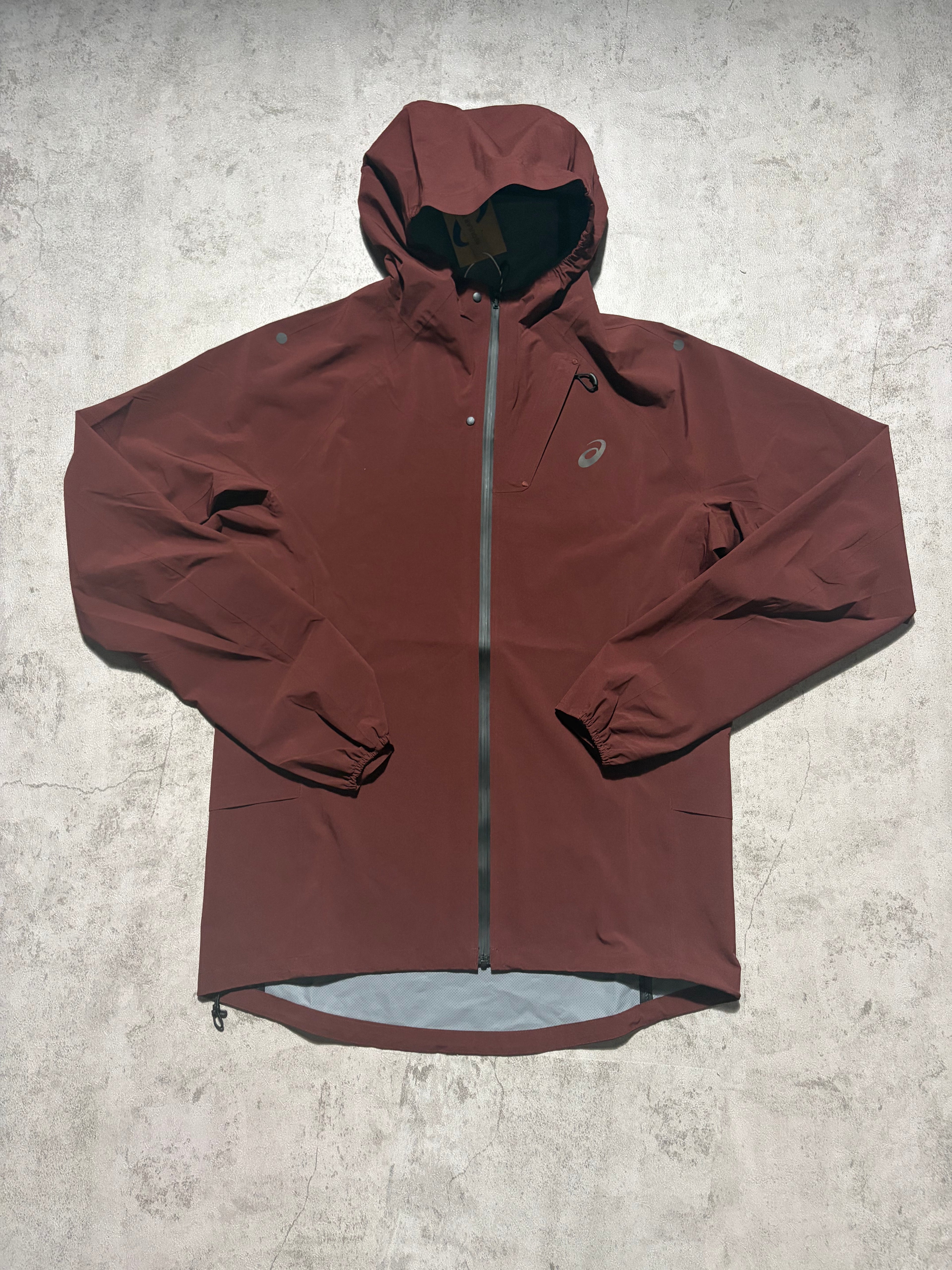 Asics Burgundy MetaRun Windbreaker