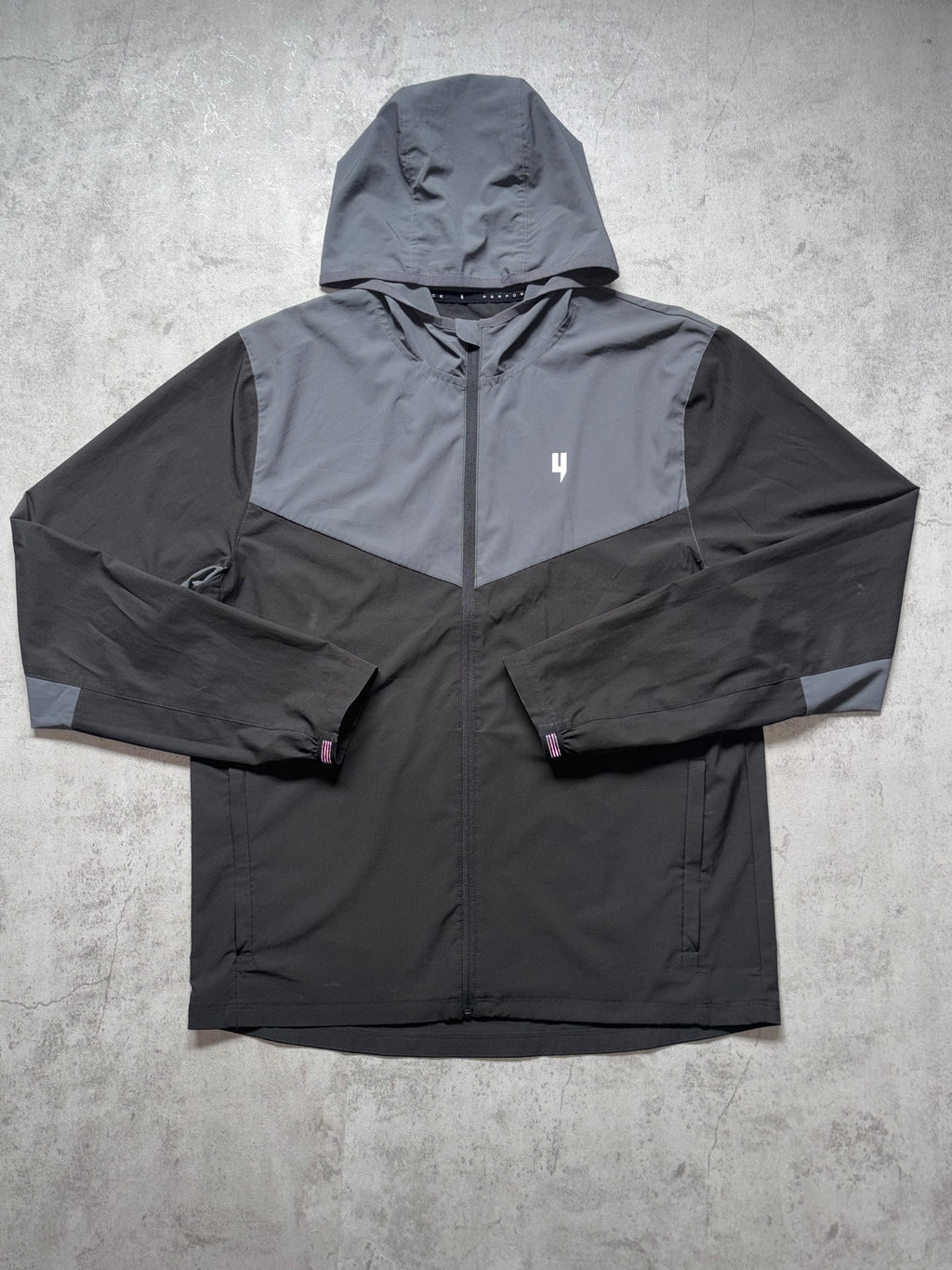 Yelir World Performance Tracksuit Grey Black