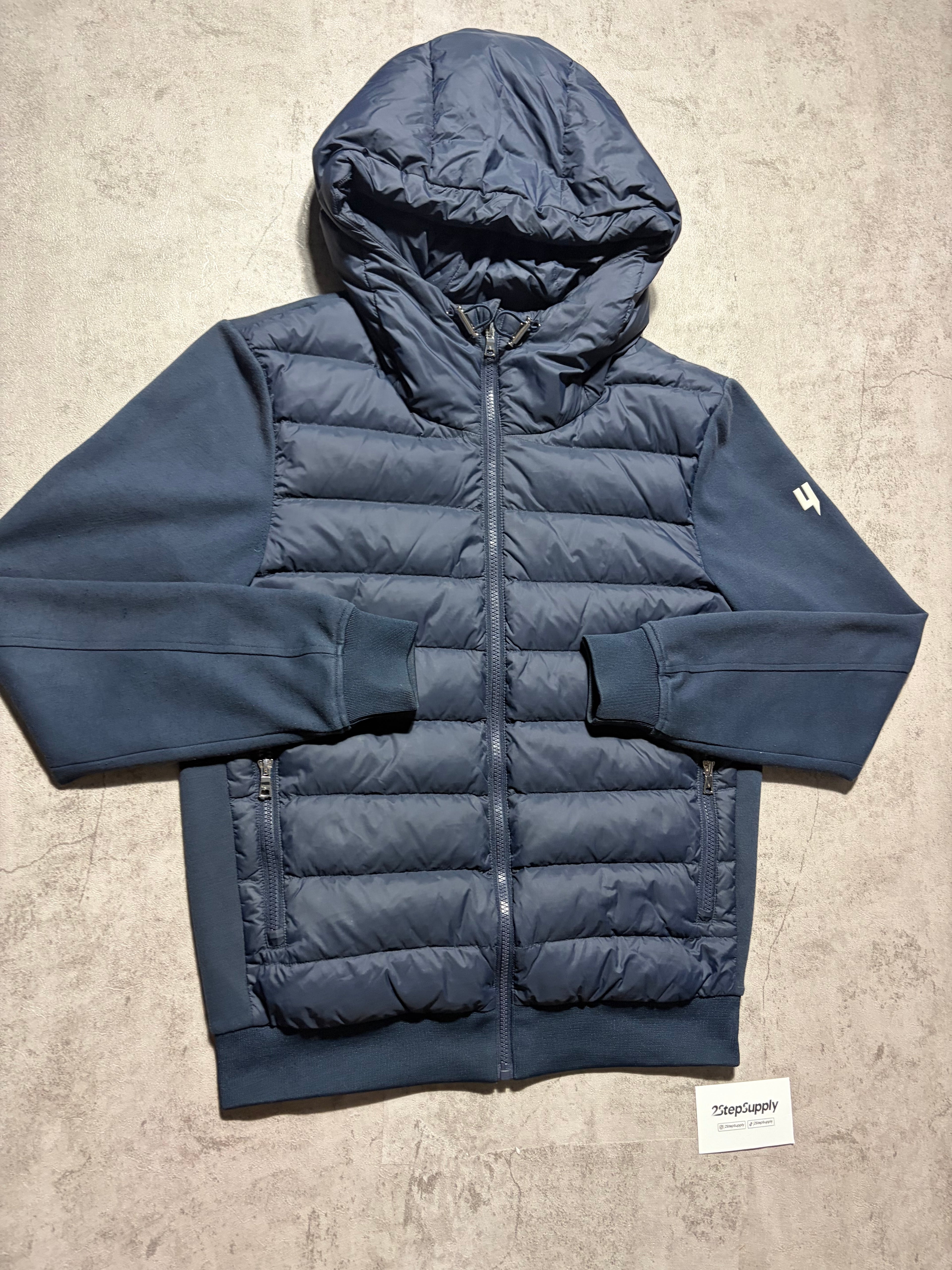 Yelir World Navy Panel Jacket