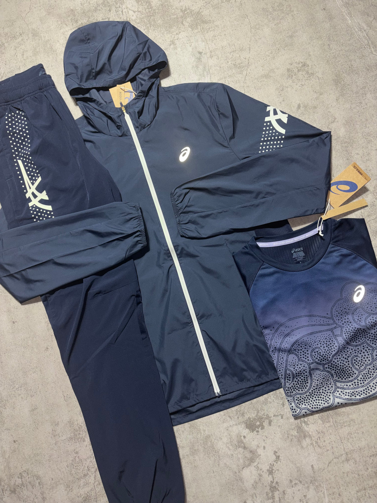 Asics Icon Road Fade 3 Piece Tracksuit