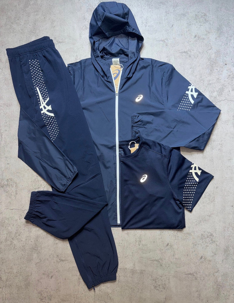 Asics Icon SS Navy Activewear 3 Piece Set