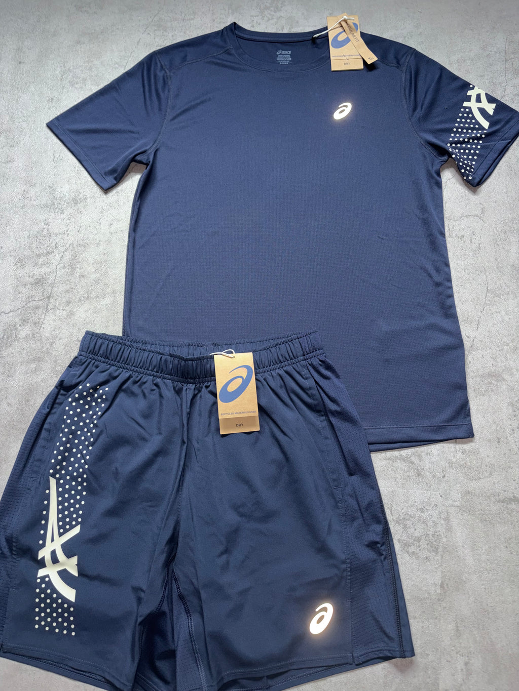 Asics Icon SS Navy Activewear Set