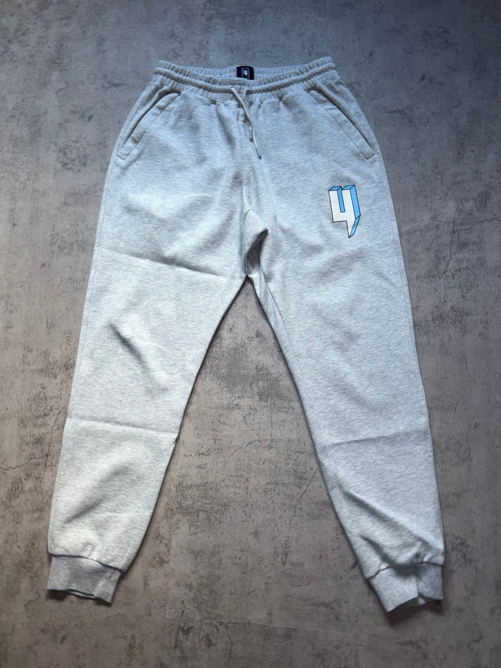 Yelir World Tracksuit Grey Blue