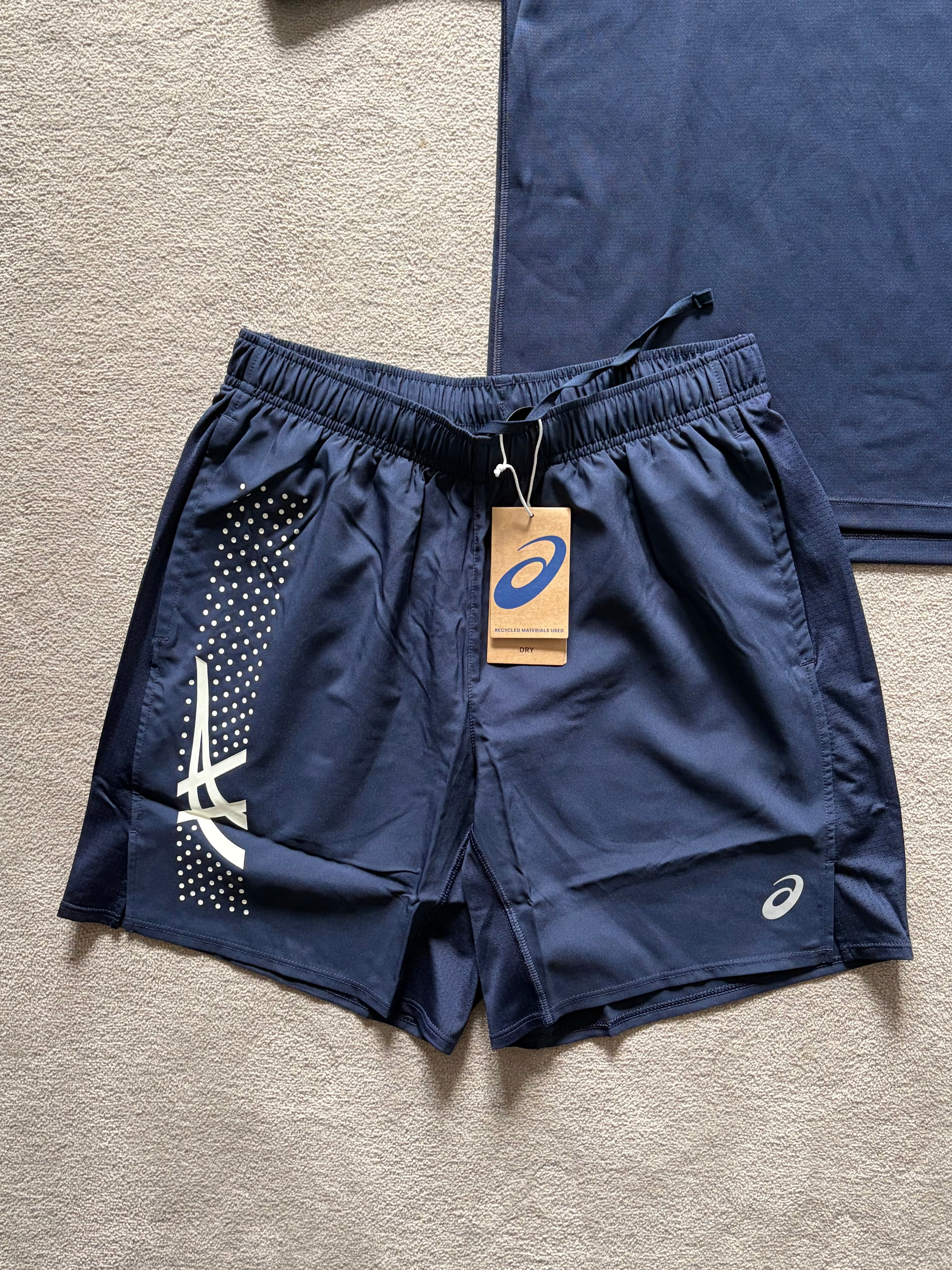 Asics Icon SS Set Navy