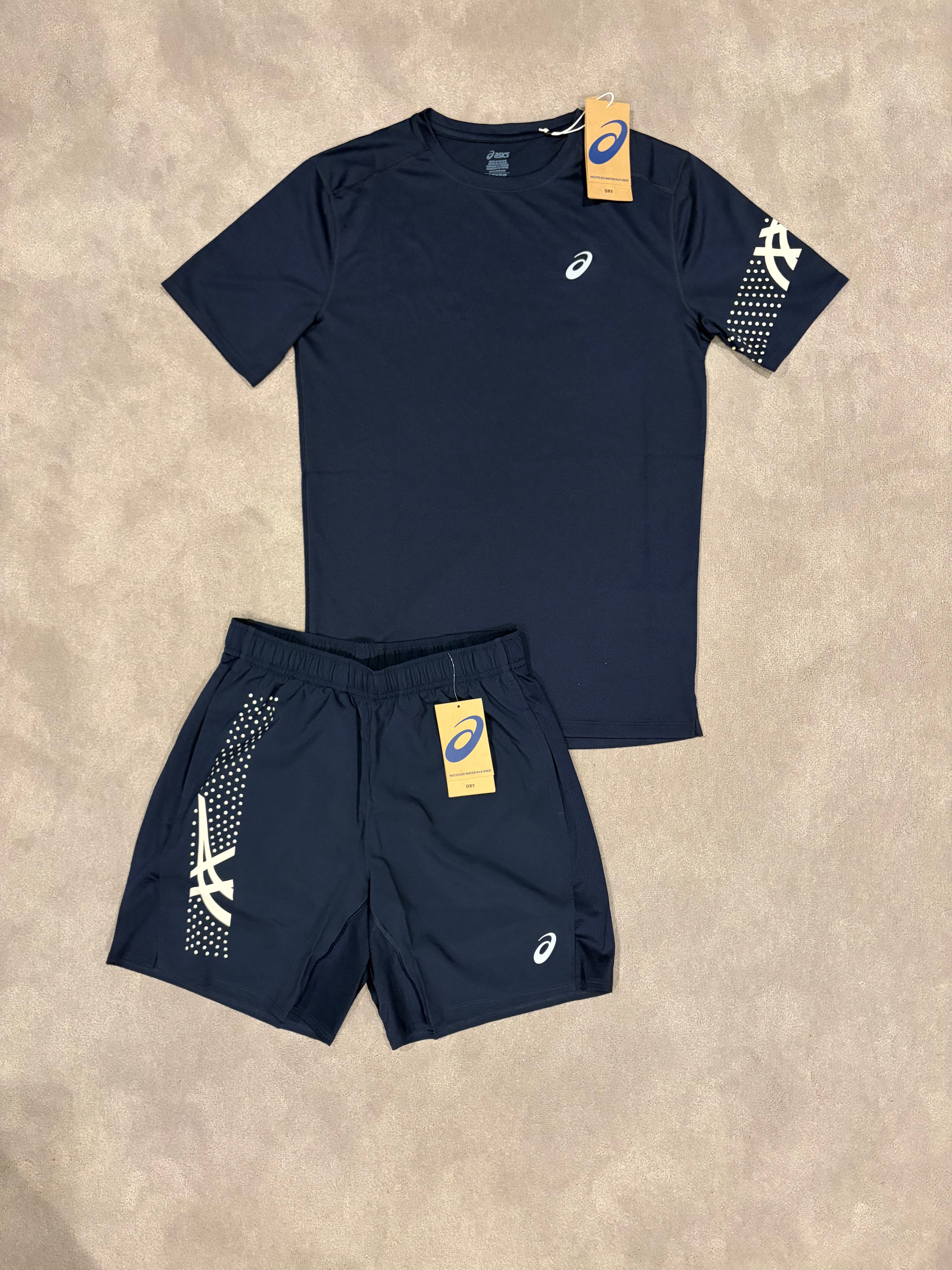 Asics Icon SS Set Navy