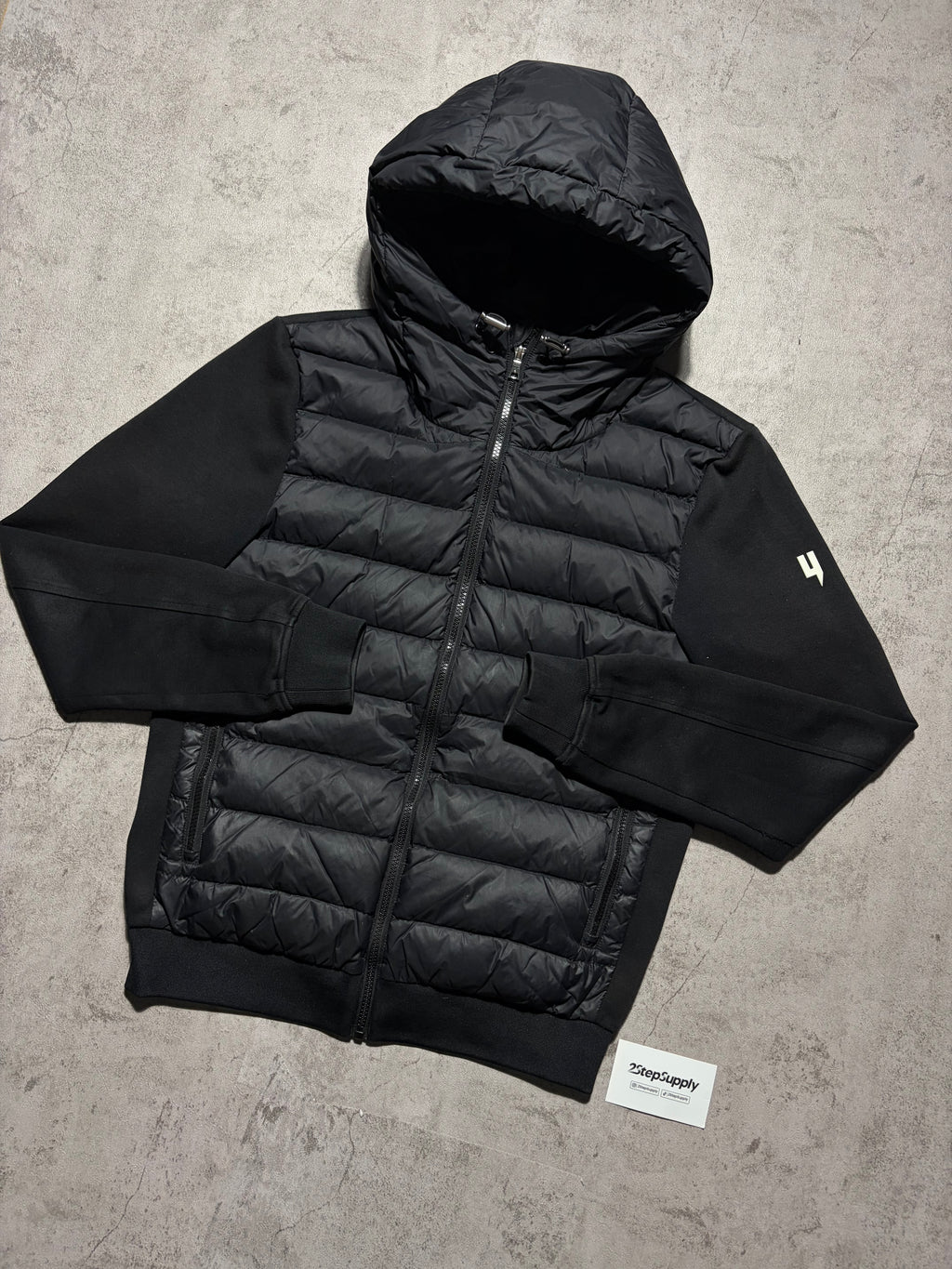 Yelir Panel Jacket Black