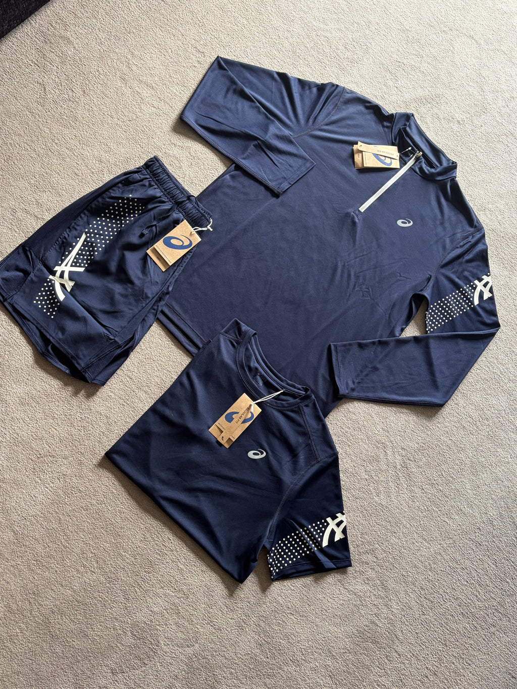 Asics Icon SS Set Navy