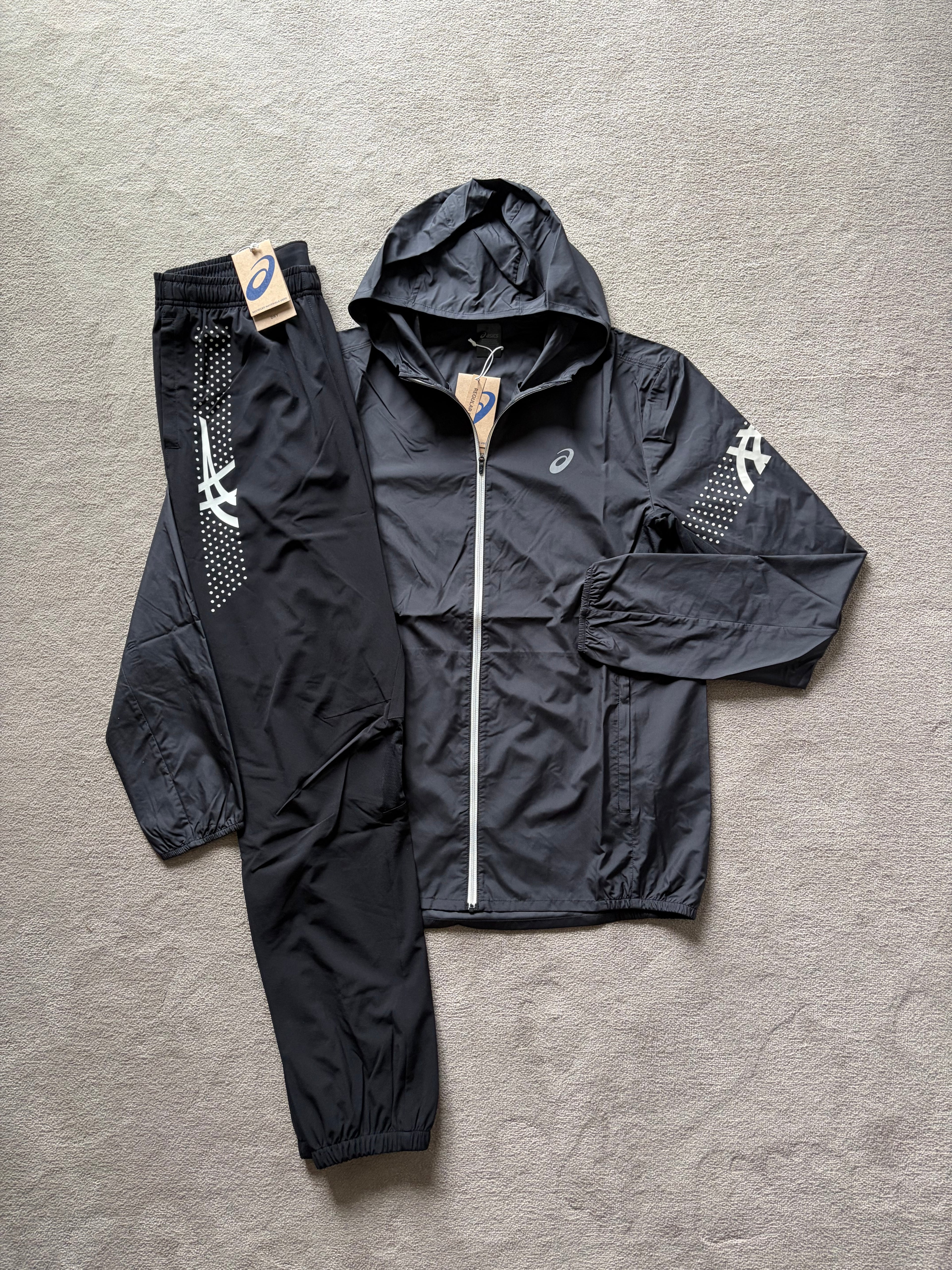 Asics Icon SS Tracksuit Black