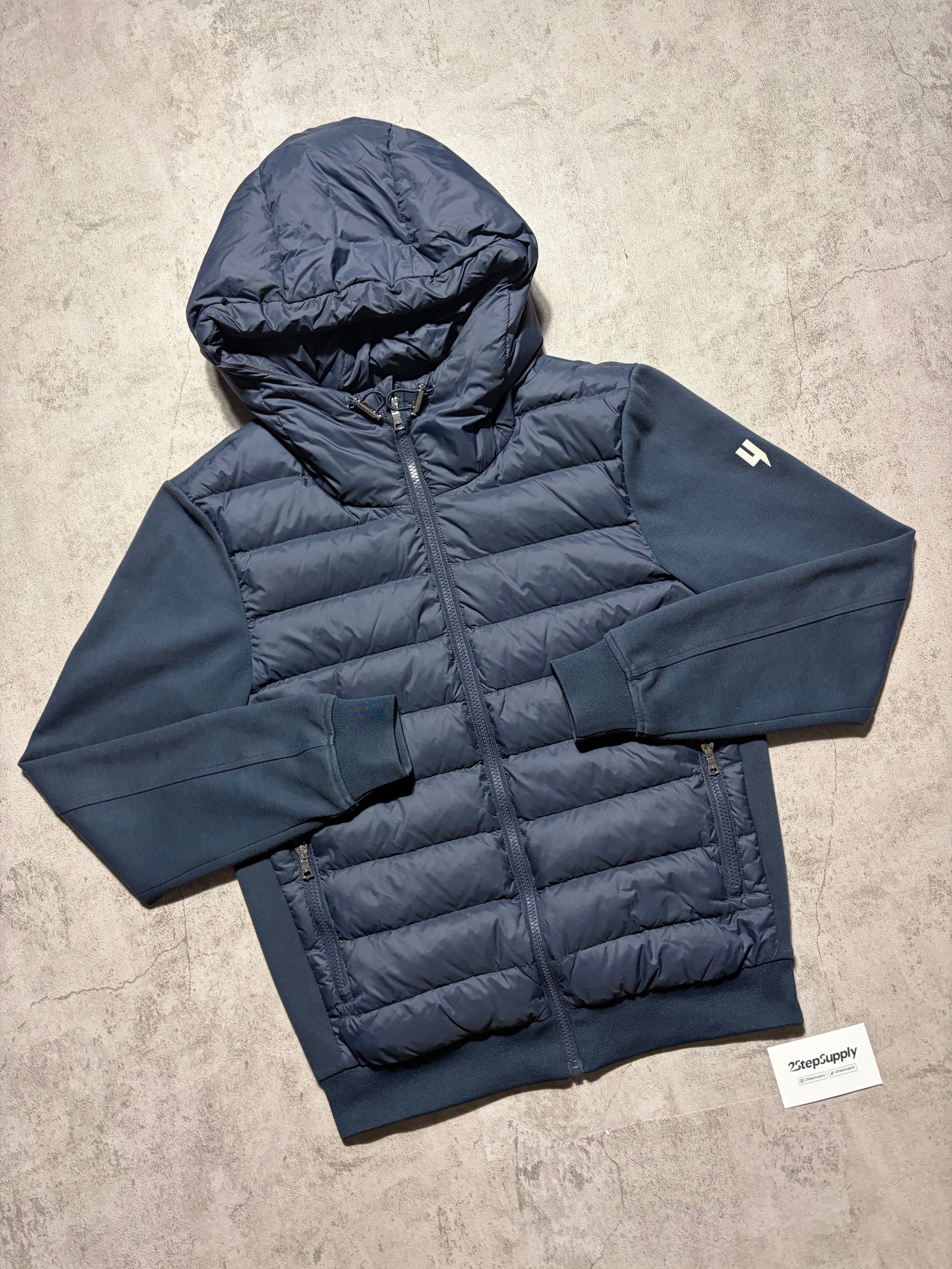 Yelir World Navy Panel Jacket