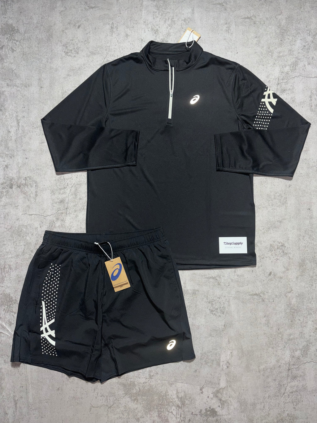 Asics Icon Quarter Zip Set