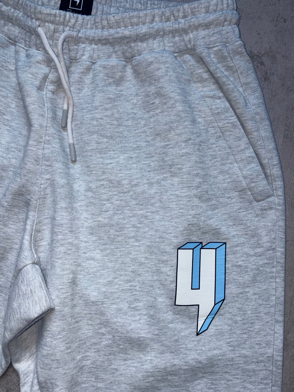 Yelir World Tracksuit Grey Blue