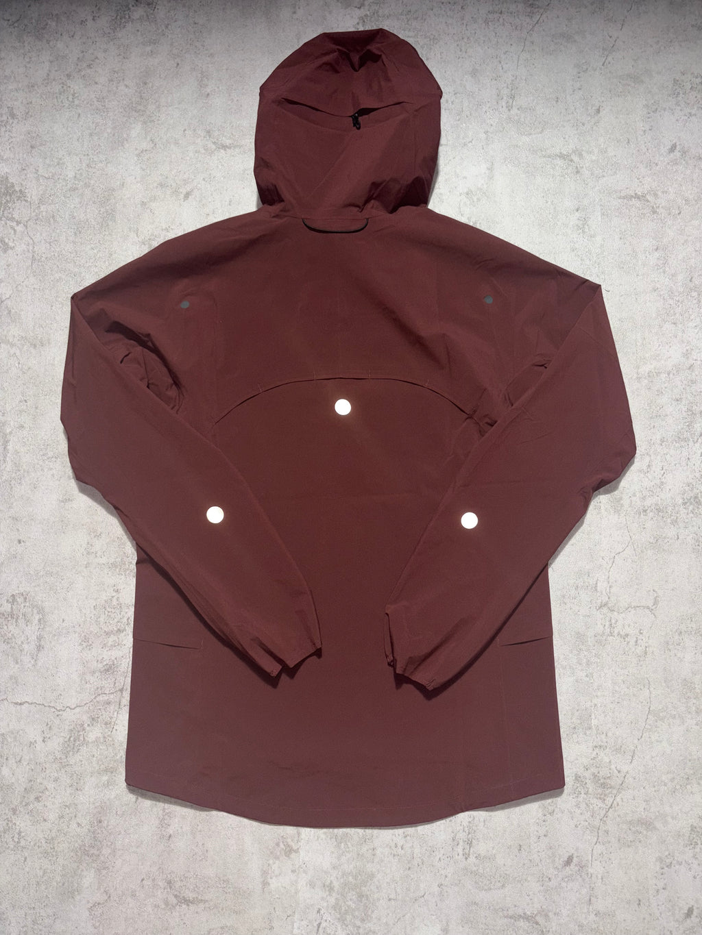 Asics Burgundy MetaRun Windbreaker