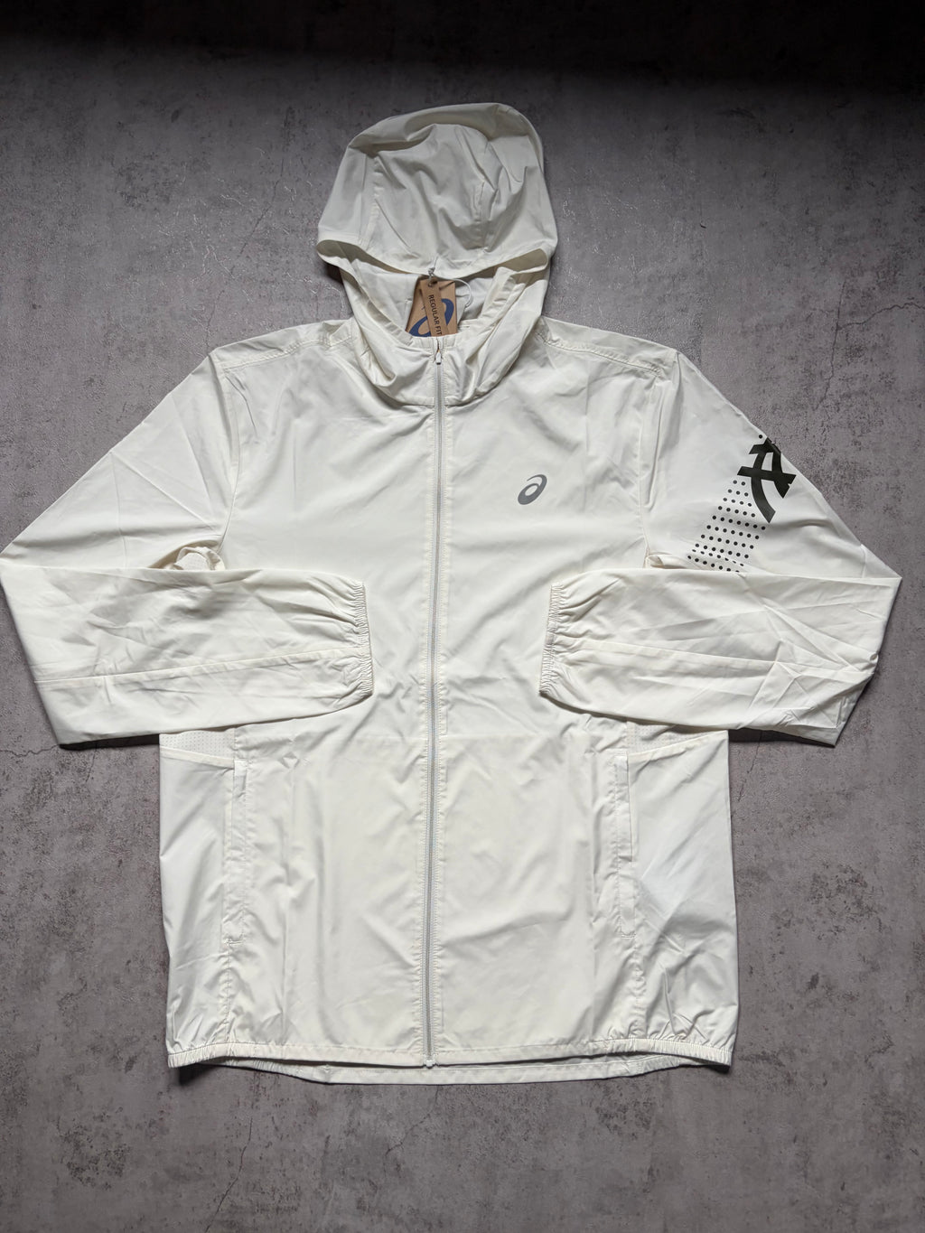 Asics Icon SS Beige Olive Activewear Jacket
