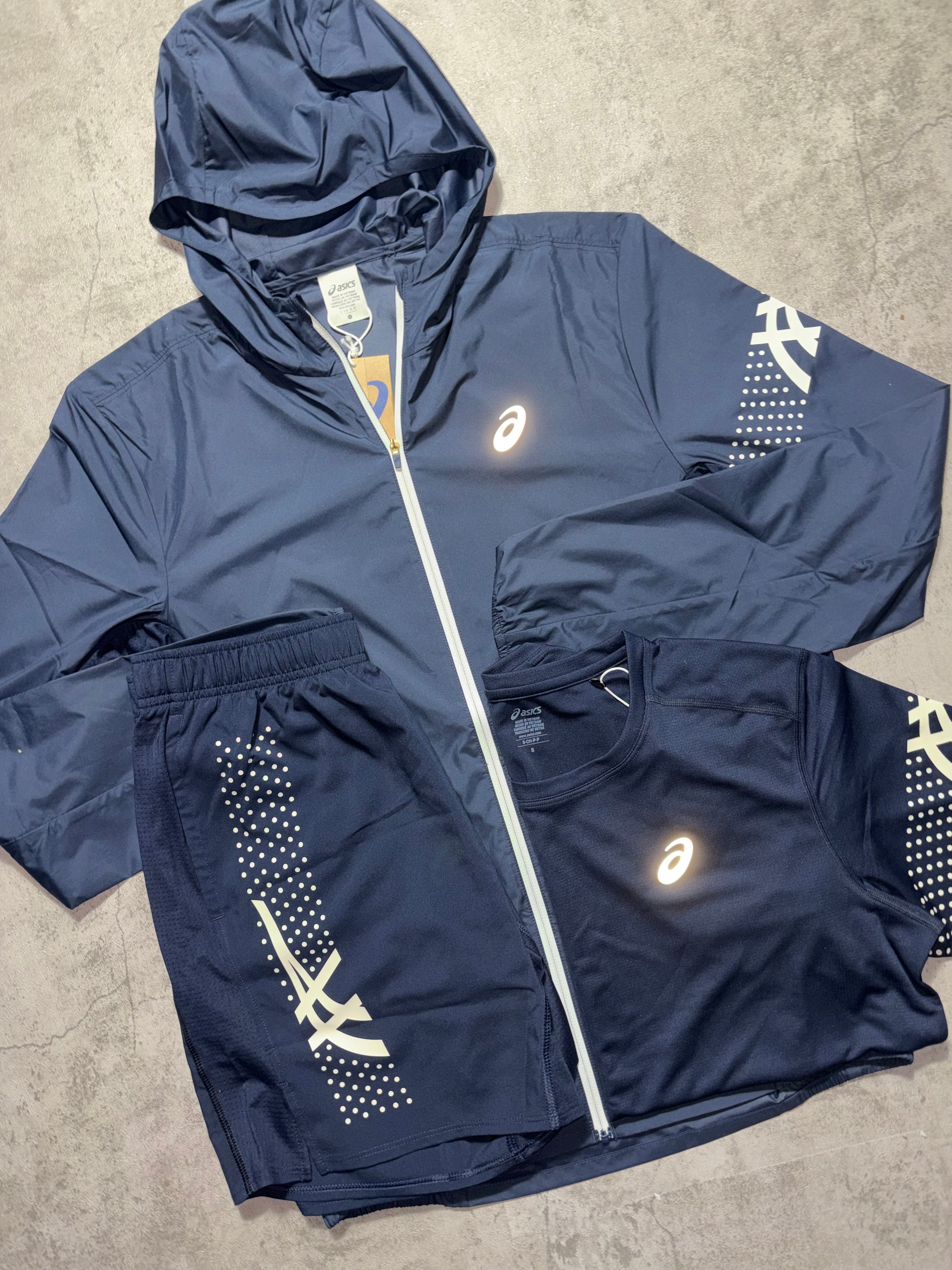 Asics Icon SS Navy Set