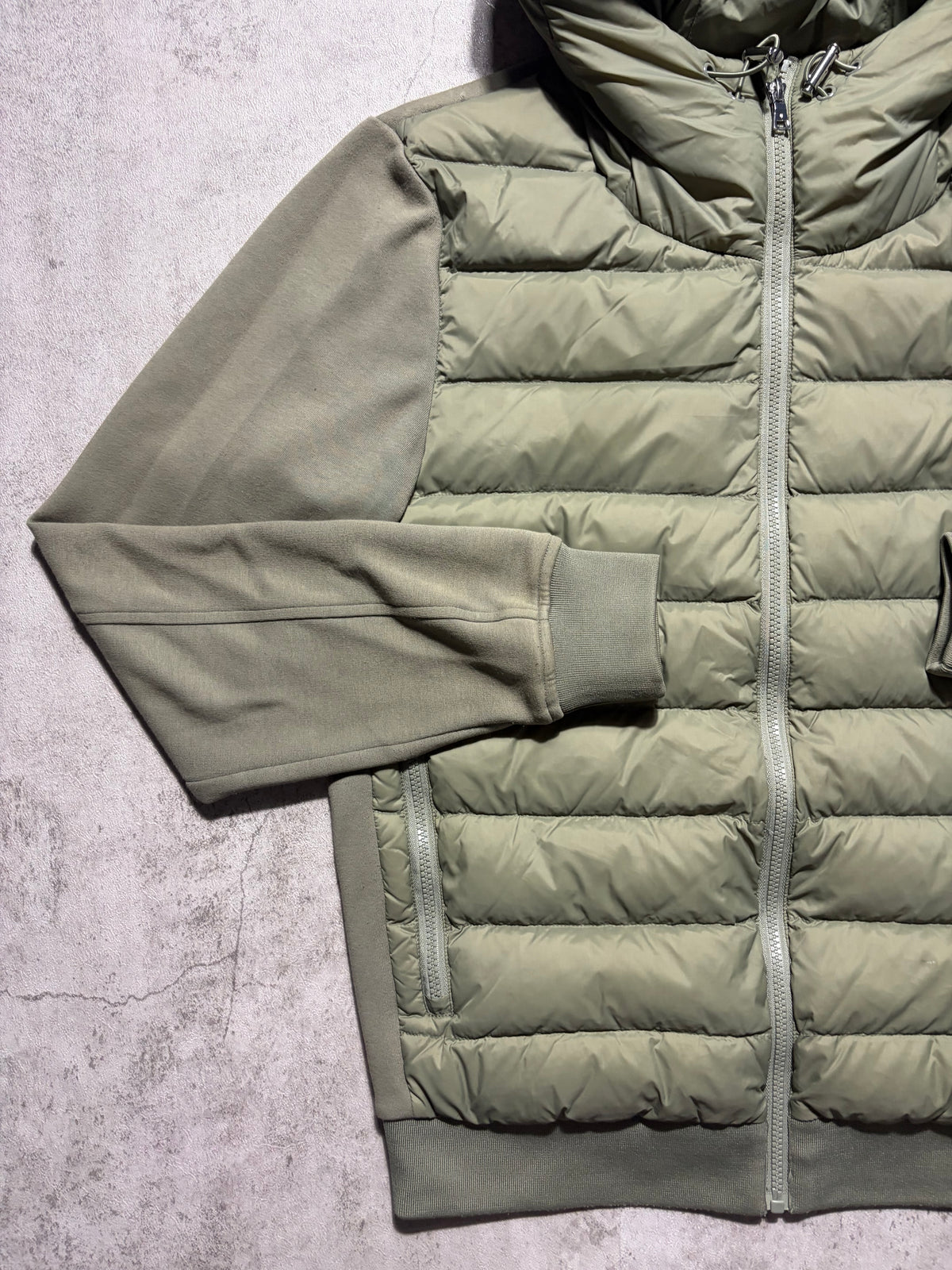 Yelir World Quilted Panel Jacket Khaki