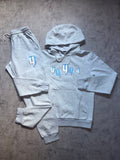 Yelir World Tracksuit Grey Blue