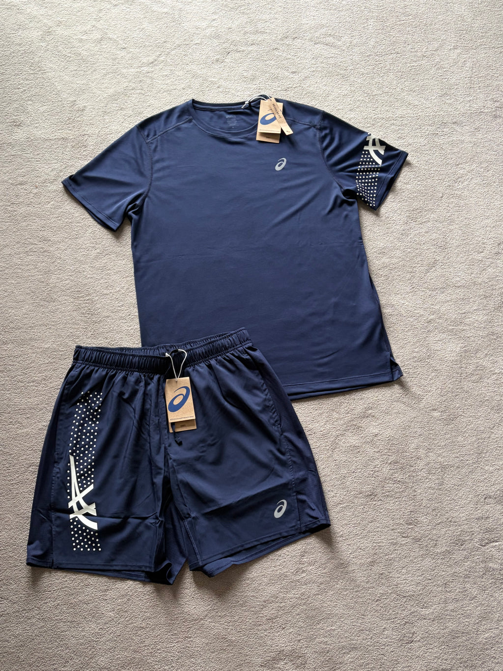 Asics Icon SS Set Navy