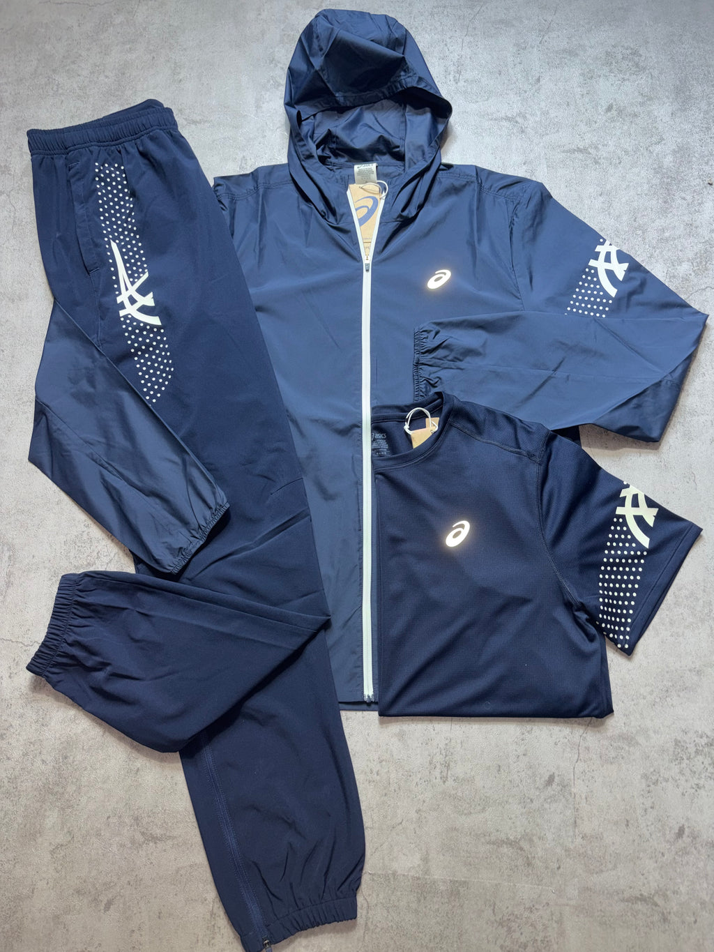 Asics Icon SS Navy Activewear 3 Piece Set