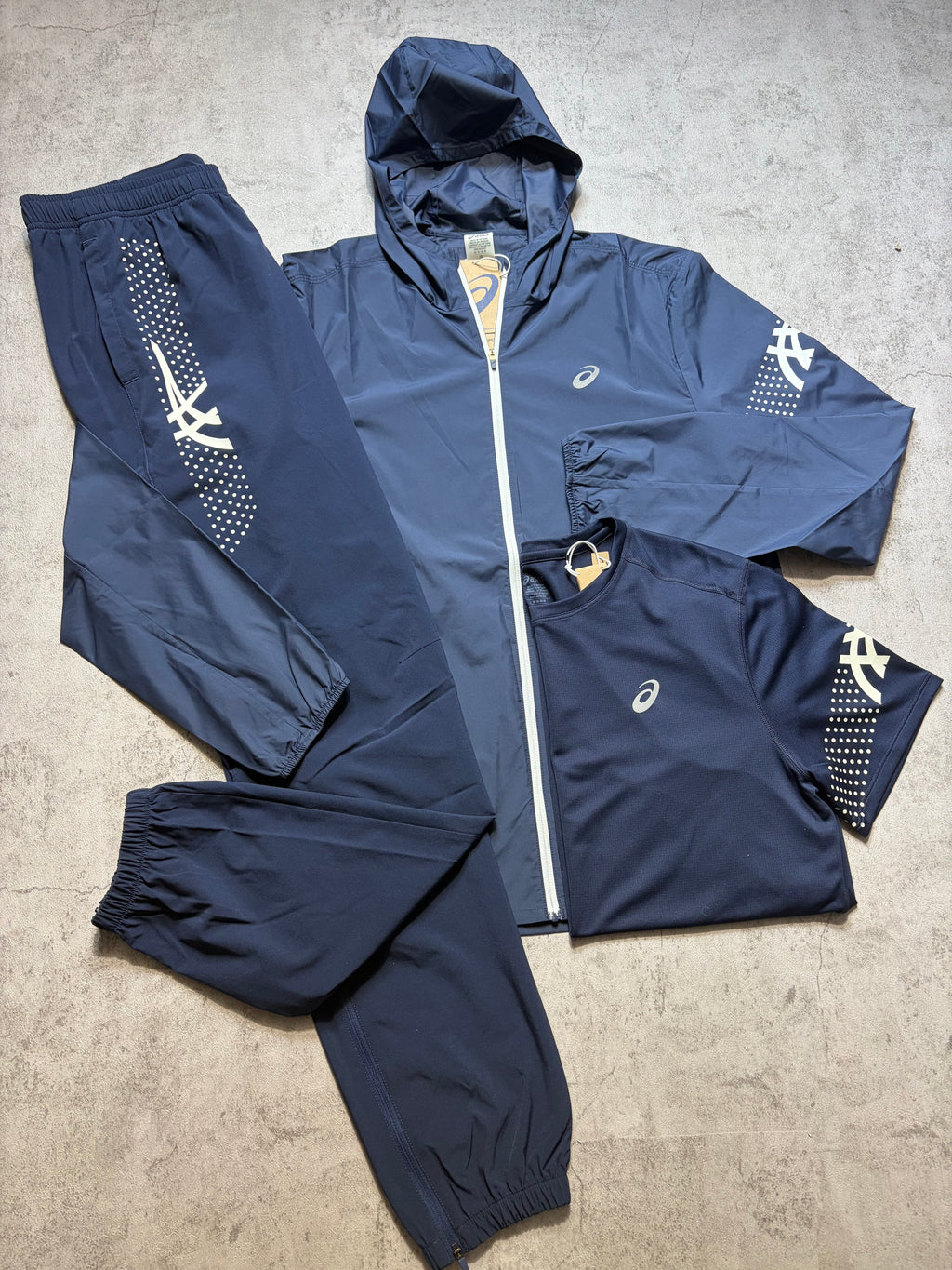 Asics Icon SS Navy Activewear 3 Piece Set