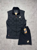 Asics Padded Gilet and Core Shorts