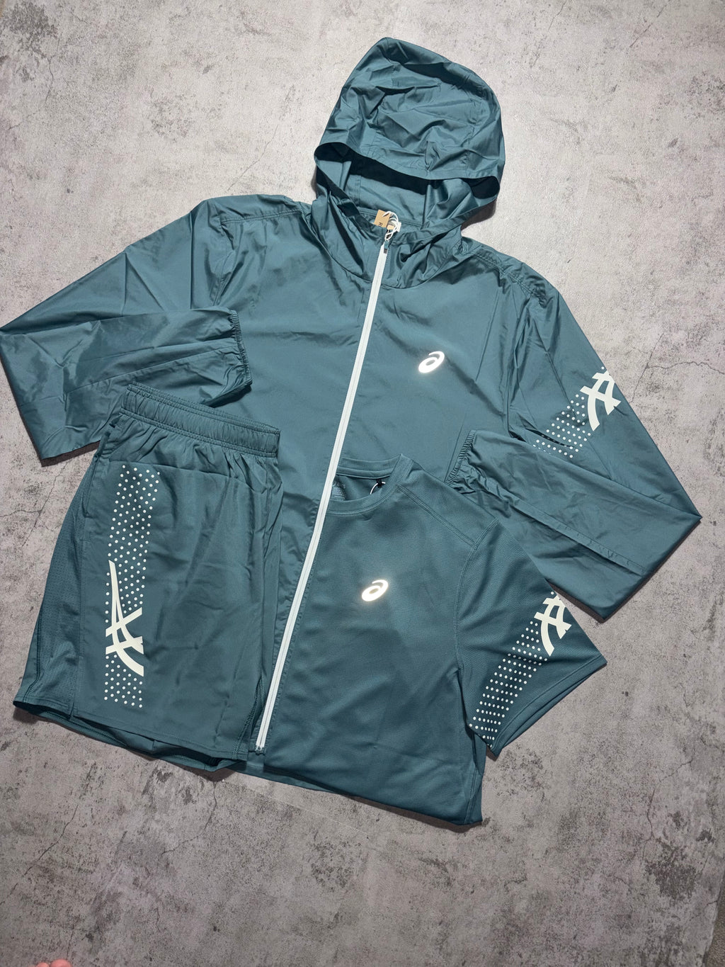 Asics Icon 3 Piece Set Teal