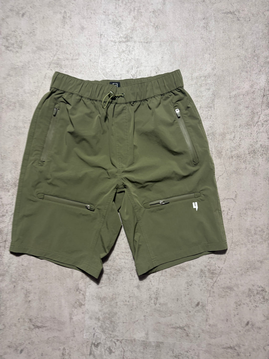 Yelir World Khaki Tech Combat Shorts