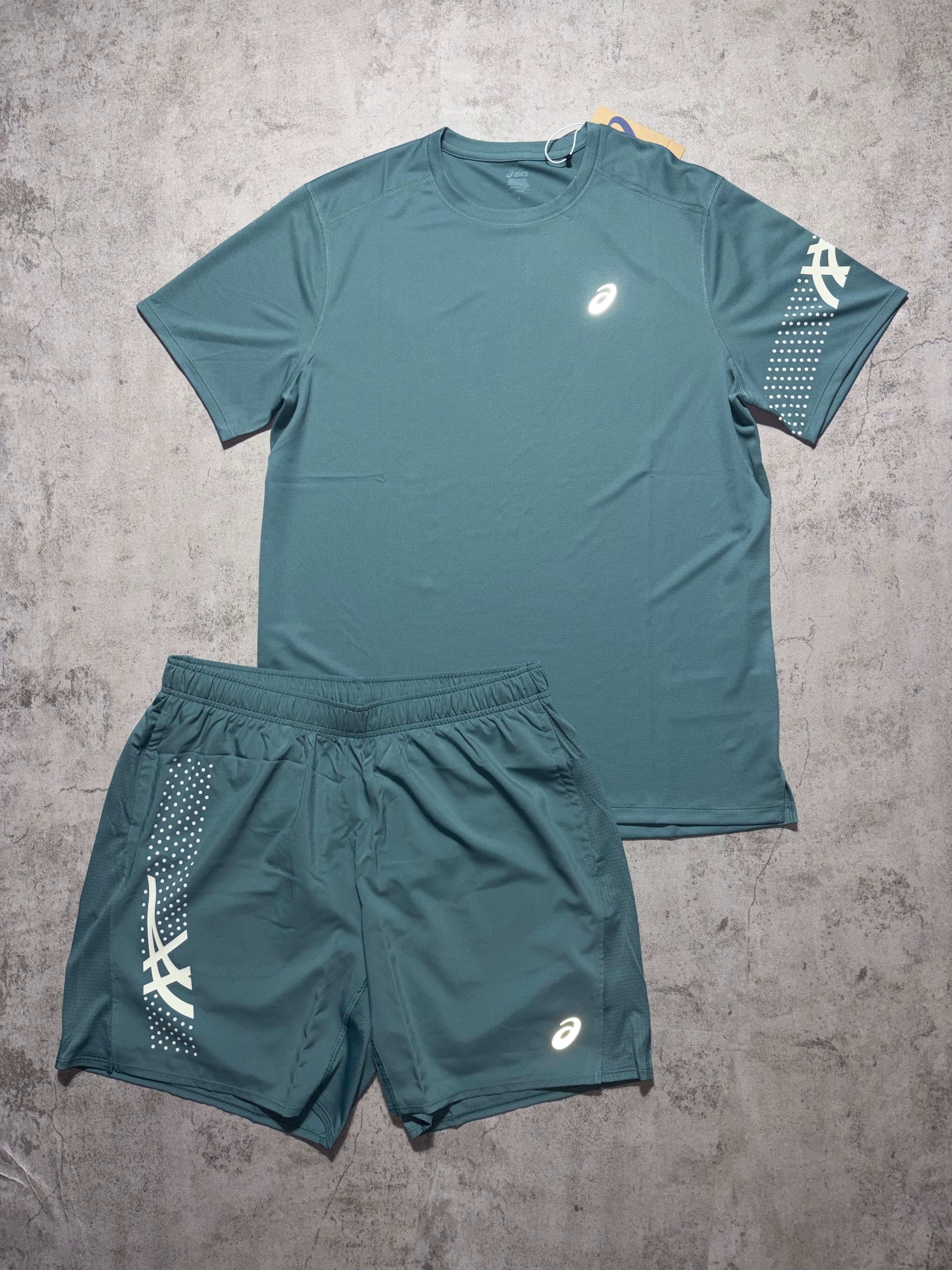 Asics Icon 3 Piece Set Teal