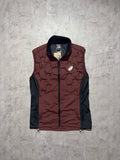Asics Burgundy Road Padded Gilet