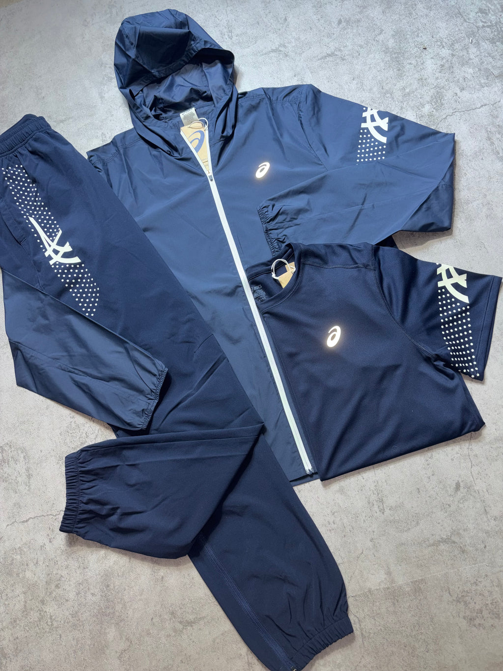 Asics Icon SS Navy Activewear 3 Piece Set