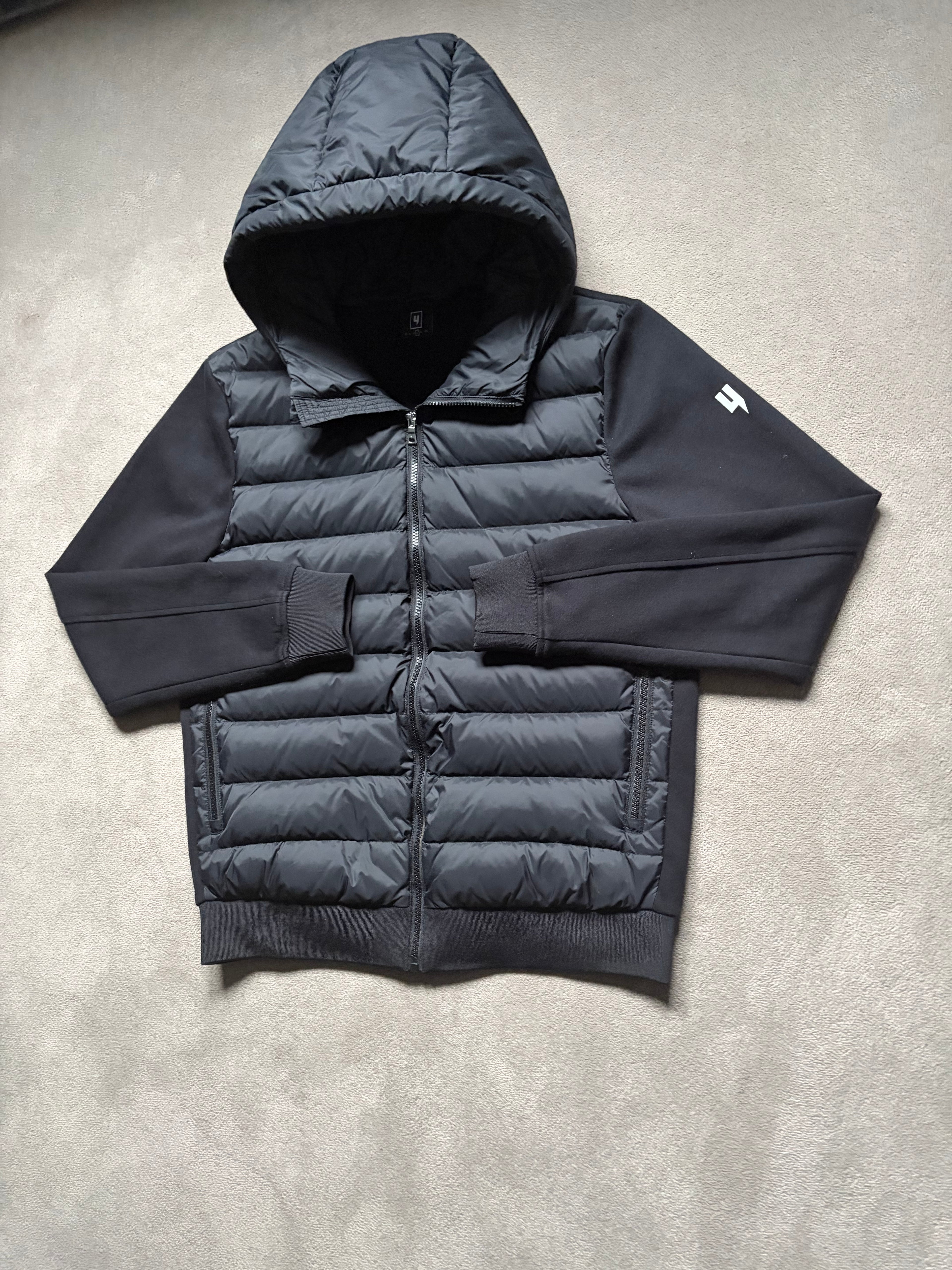 Yelir World Quilted Panel Jacket Black