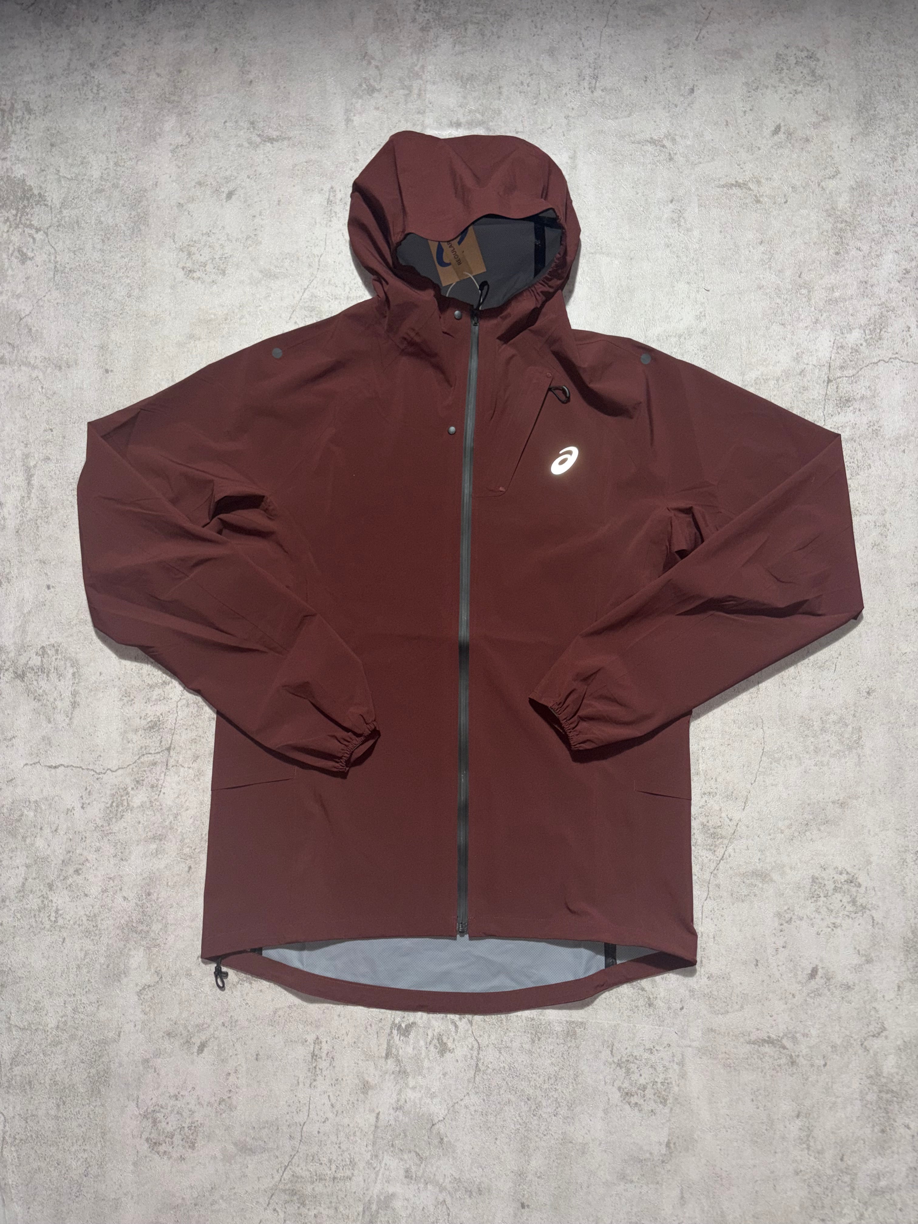 Asics Burgundy MetaRun Windbreaker