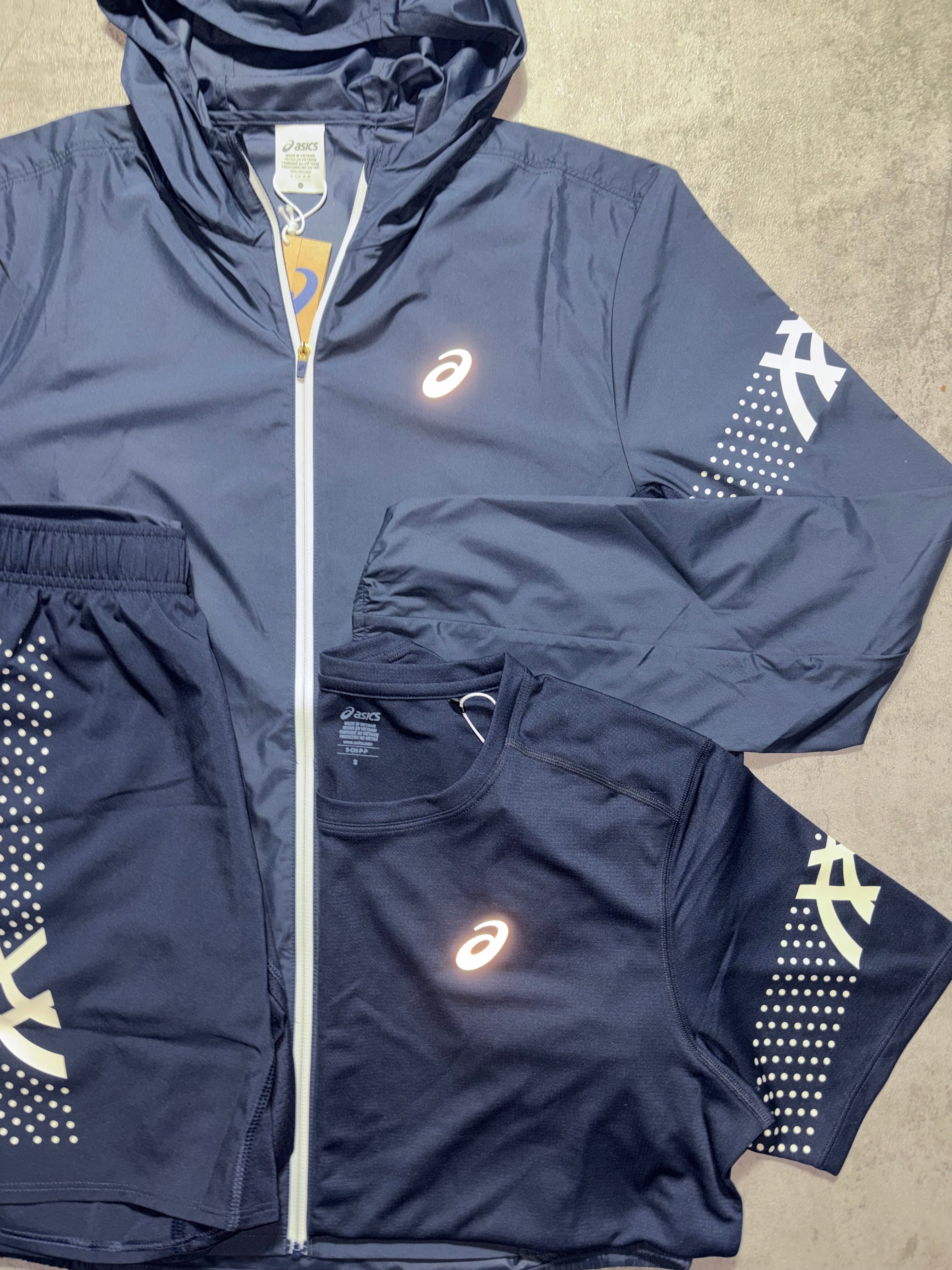 Asics Icon SS Navy Set