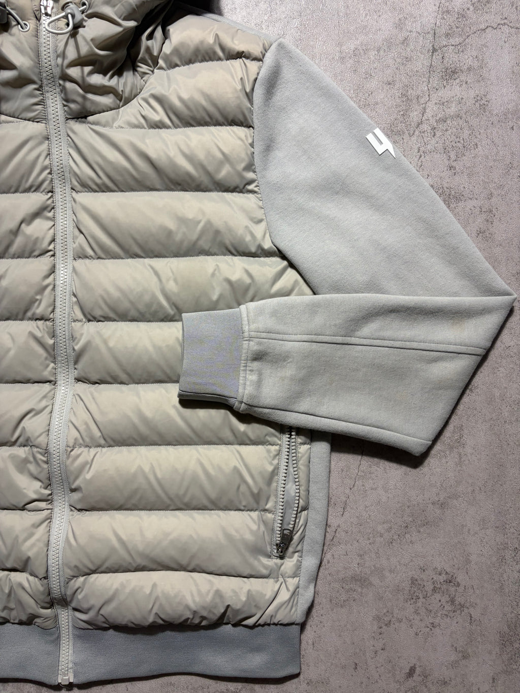 Yelir World Quilted Panel Jacket Beige
