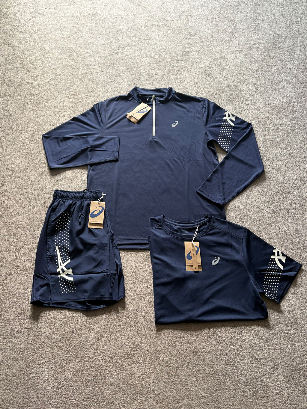 Asics Icon SS Set Navy