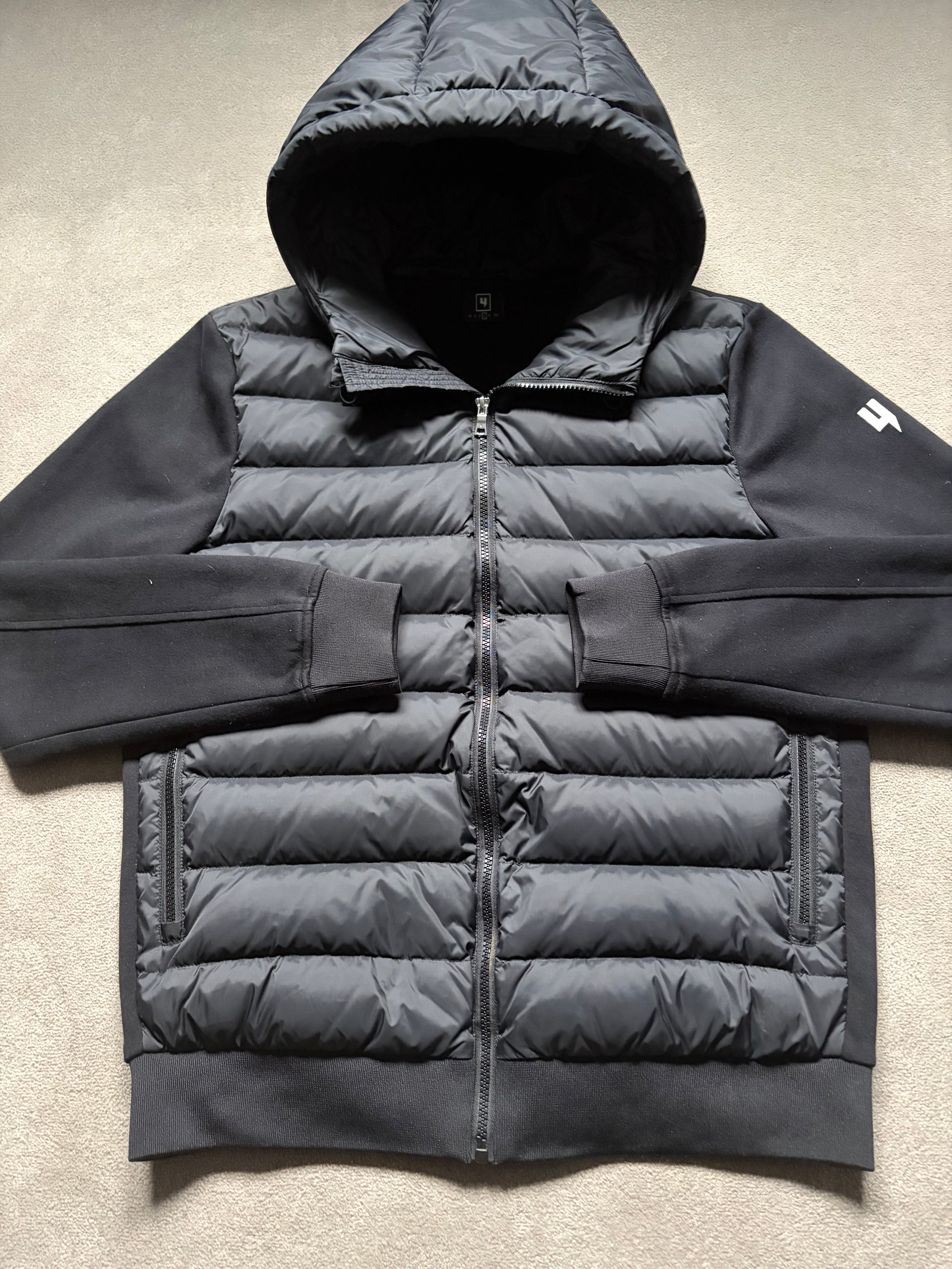 Yelir World Quilted Panel Jacket Black