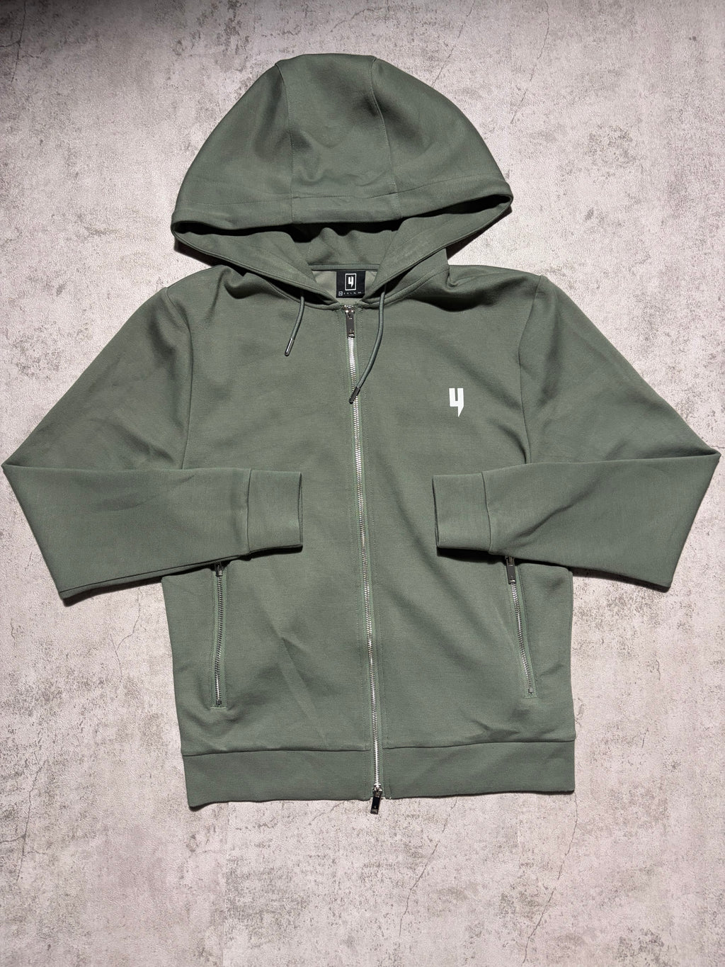 Yelir World “Lux” Khaki Green Shorts Set