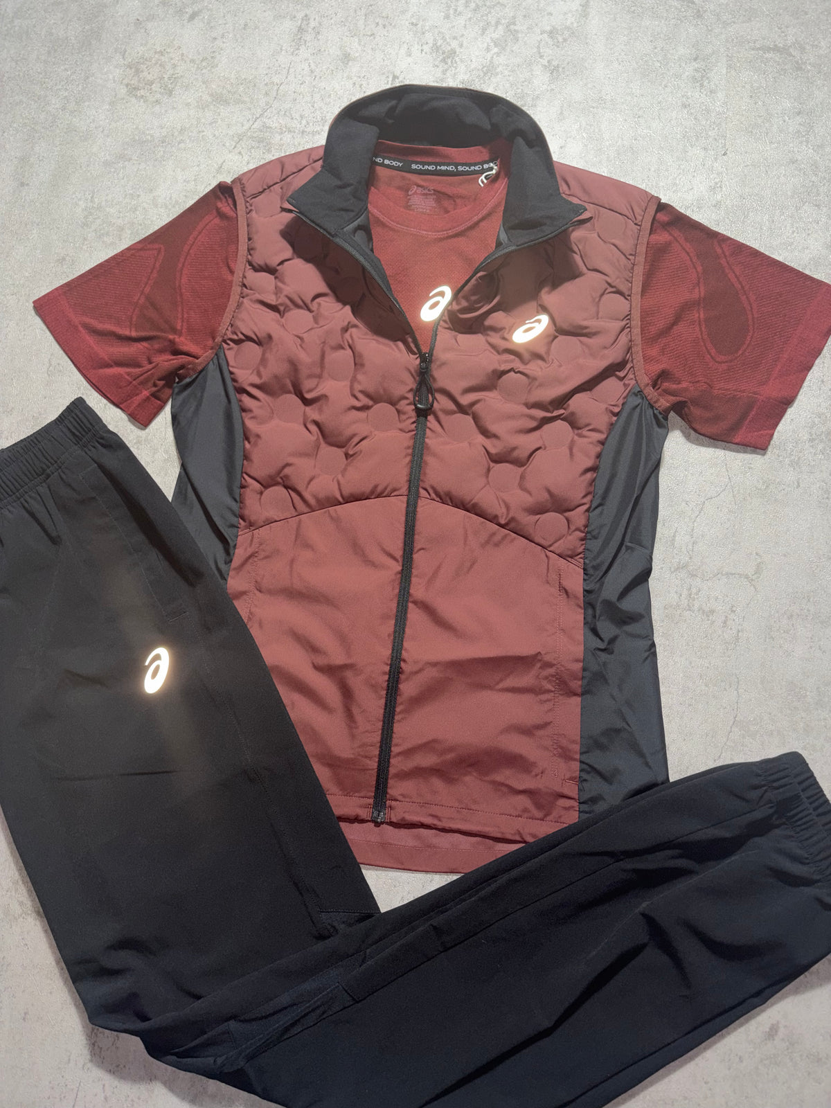 Asics Seamless 3 Piece Gilet Set