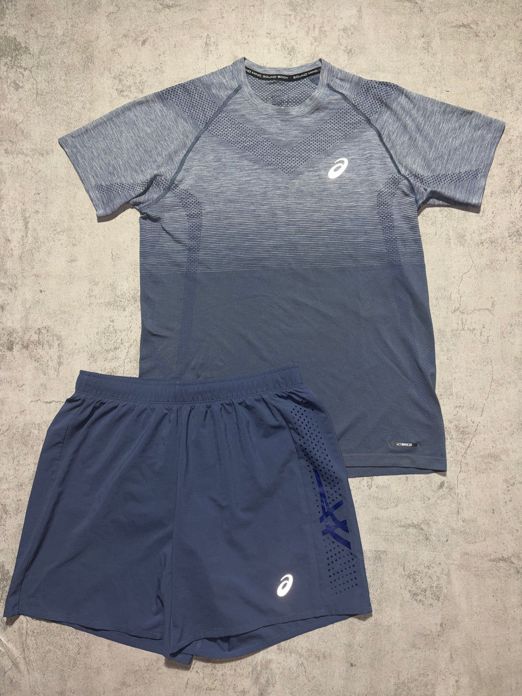 Asics Seamless Thunder Blue Set