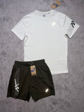 Asics Icon SS Cream Khaki Set