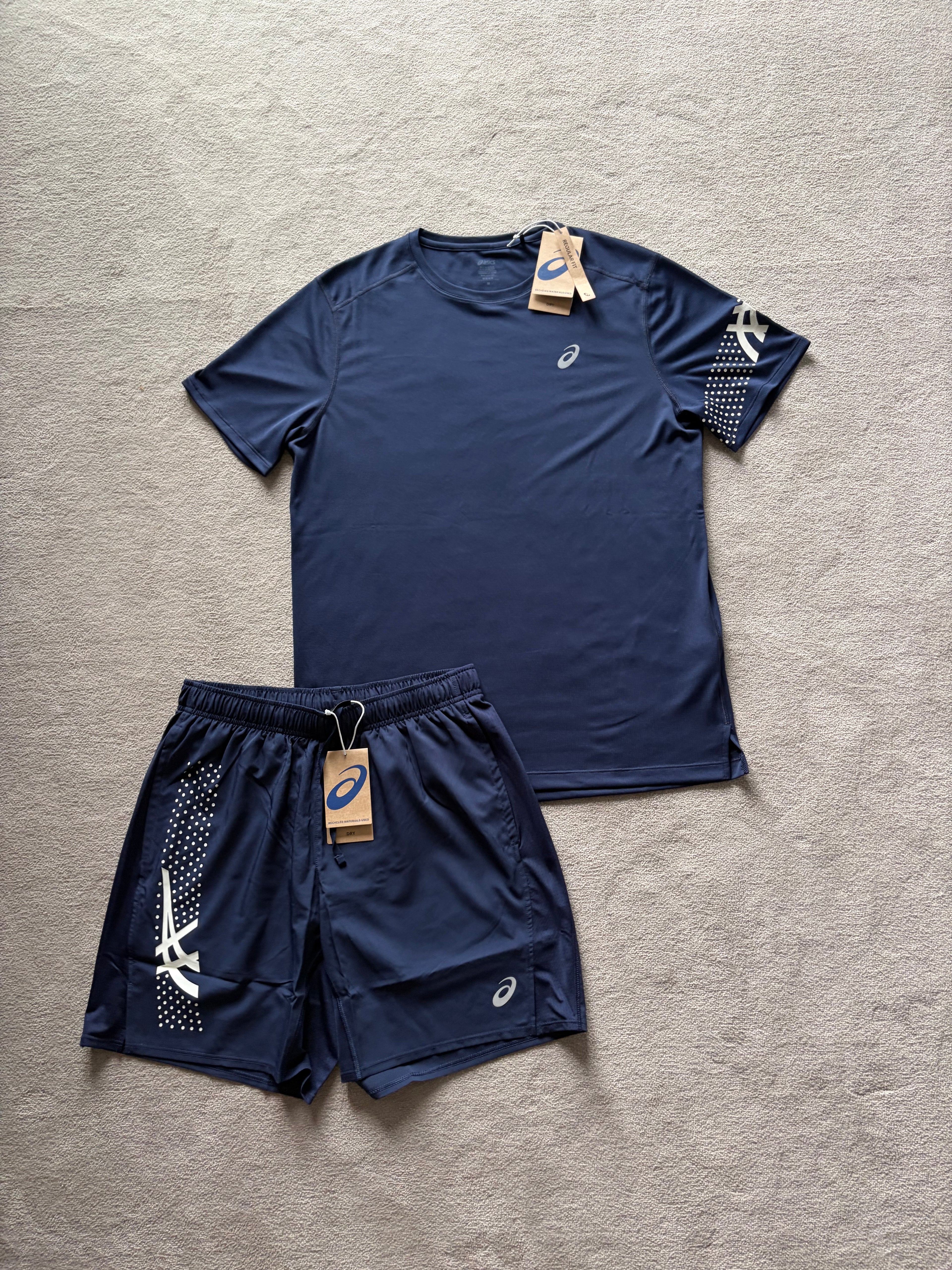 Asics Icon SS Set Navy