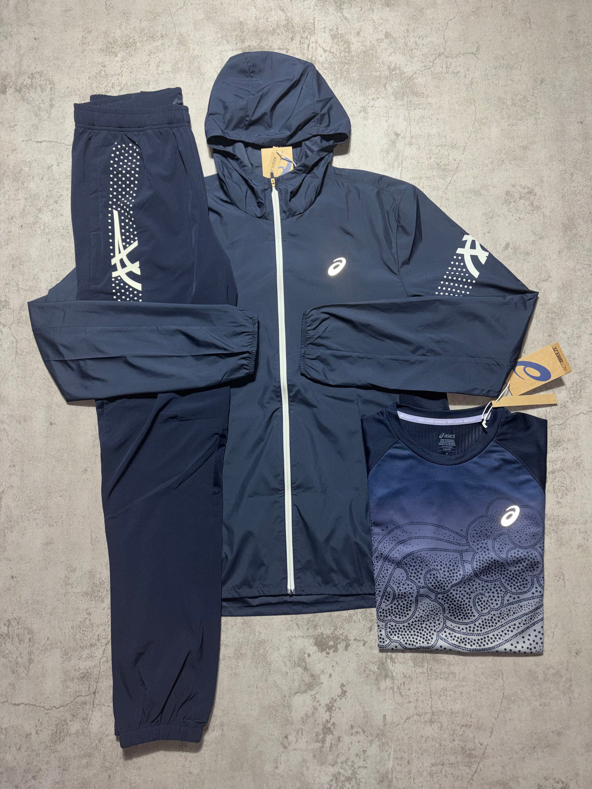 Asics Icon Road Fade 3 Piece Tracksuit