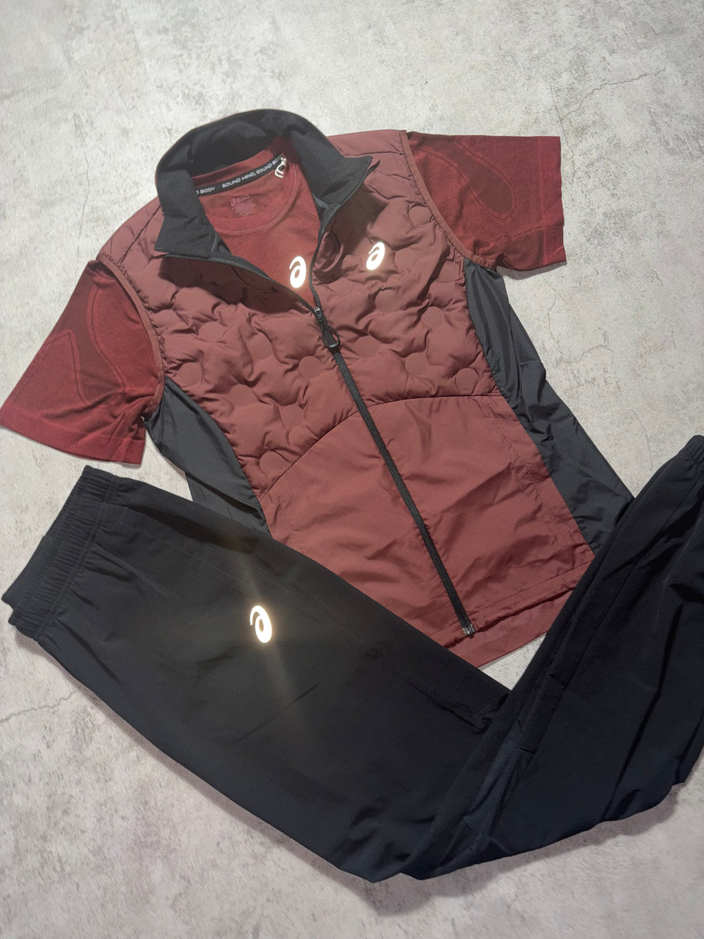 Asics Seamless 3 Piece Gilet Set